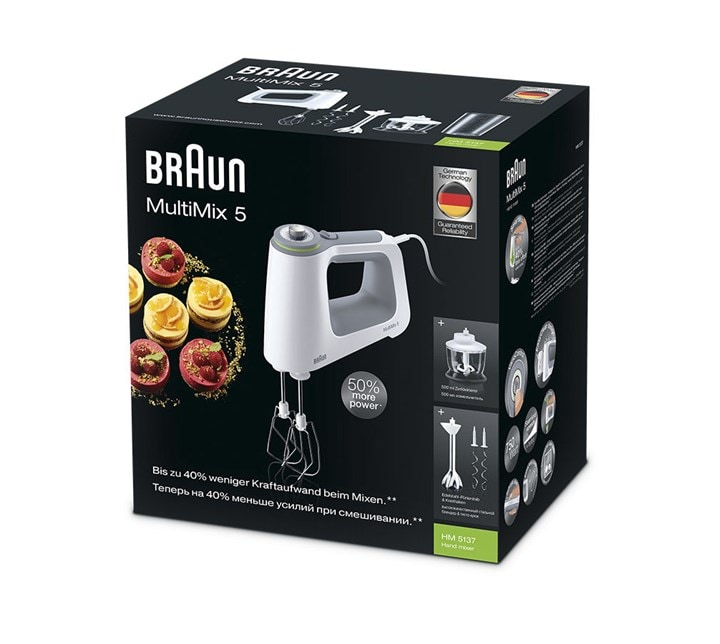 Handmixer BRAUN HM5137WH