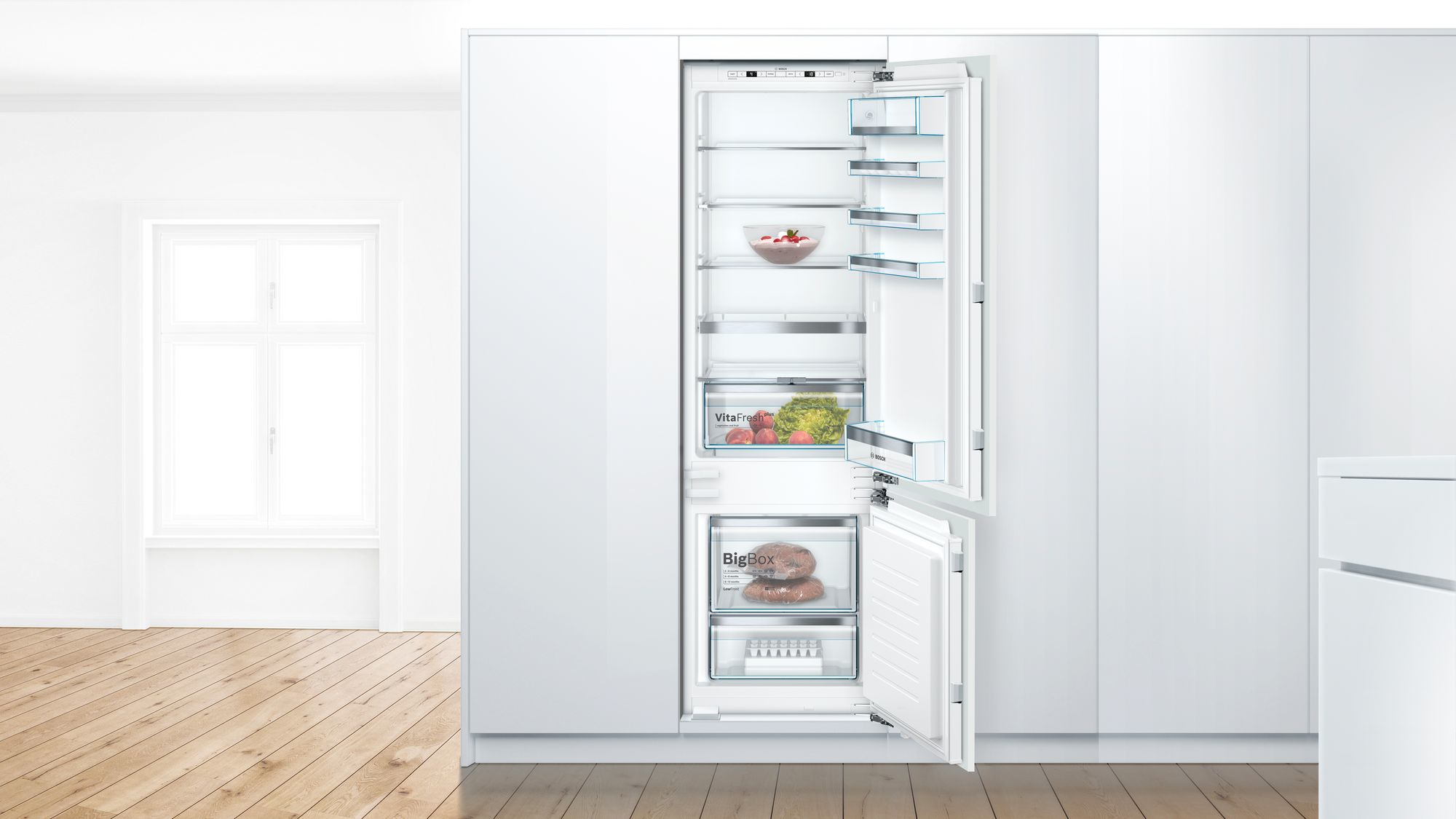 Koelkast Combi BI BOSCH KIS87AFEO / E / 178cm