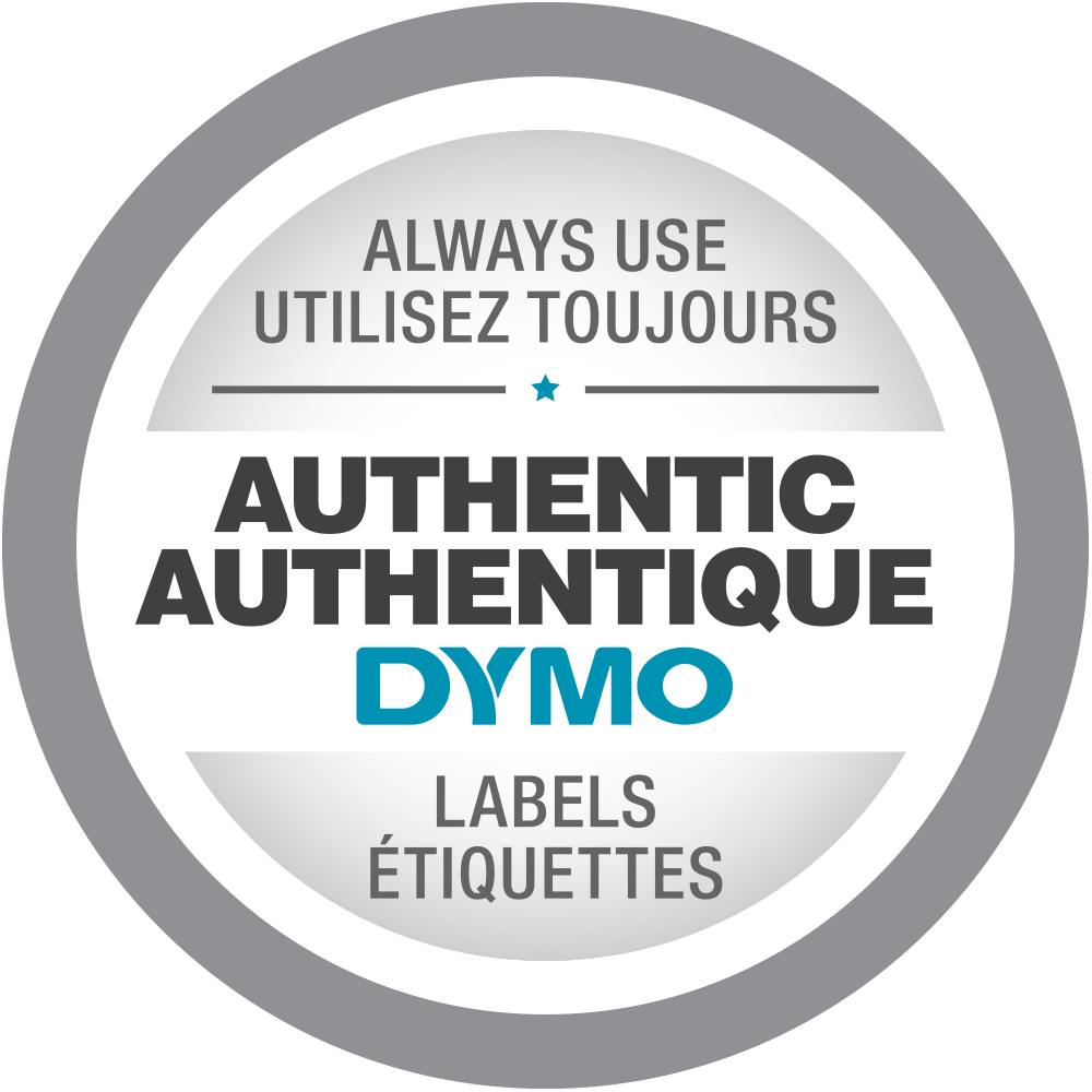 DYMO D1 -Standard Labels - Black on White - 24mm x 7m