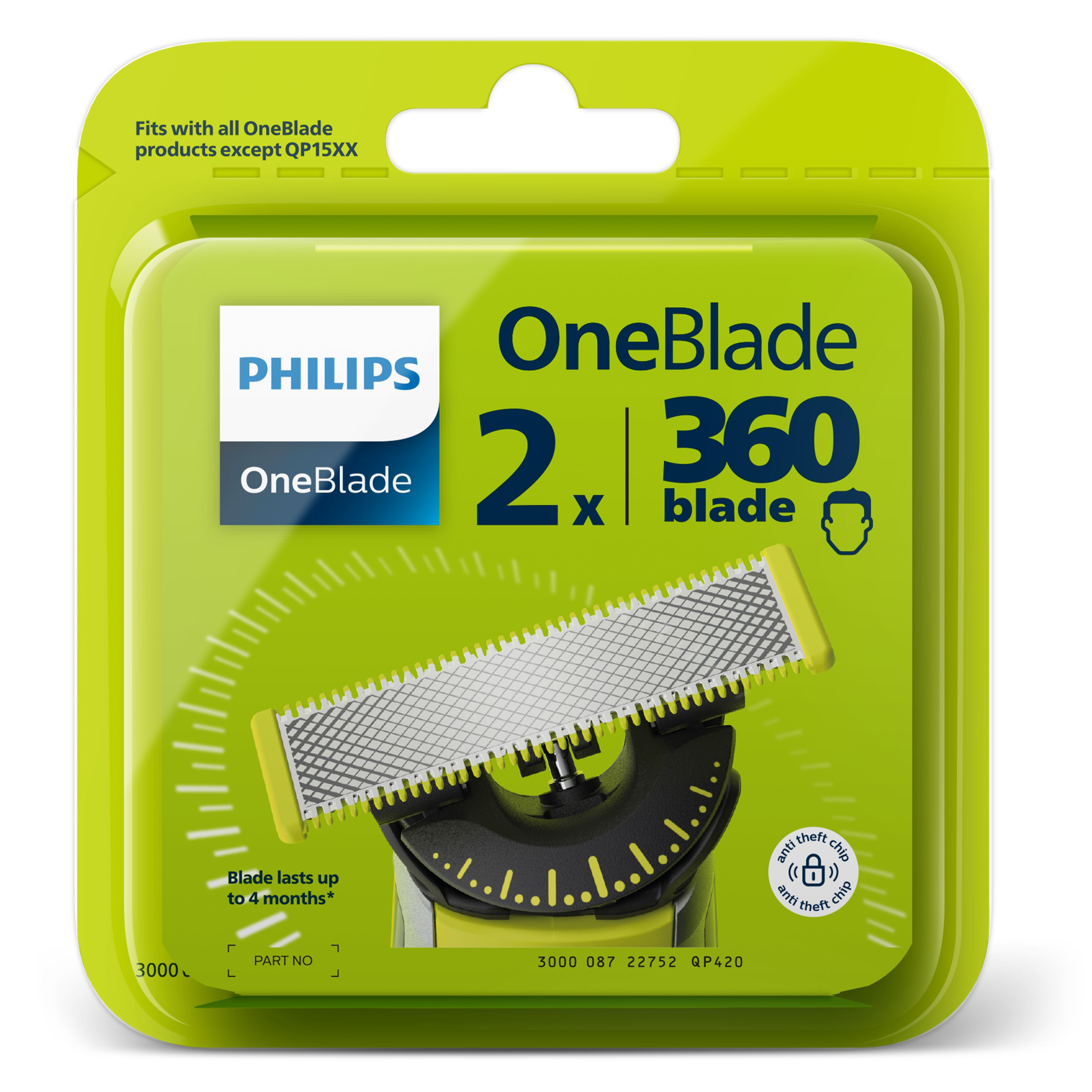 Philips Norelco OneBlade OneBlade QP420/50 Vervangmesje