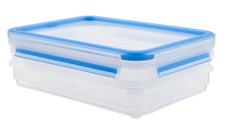 Vershouddoos EMSA 508556 Clip&Close Rechthoek 3x1L Blauw