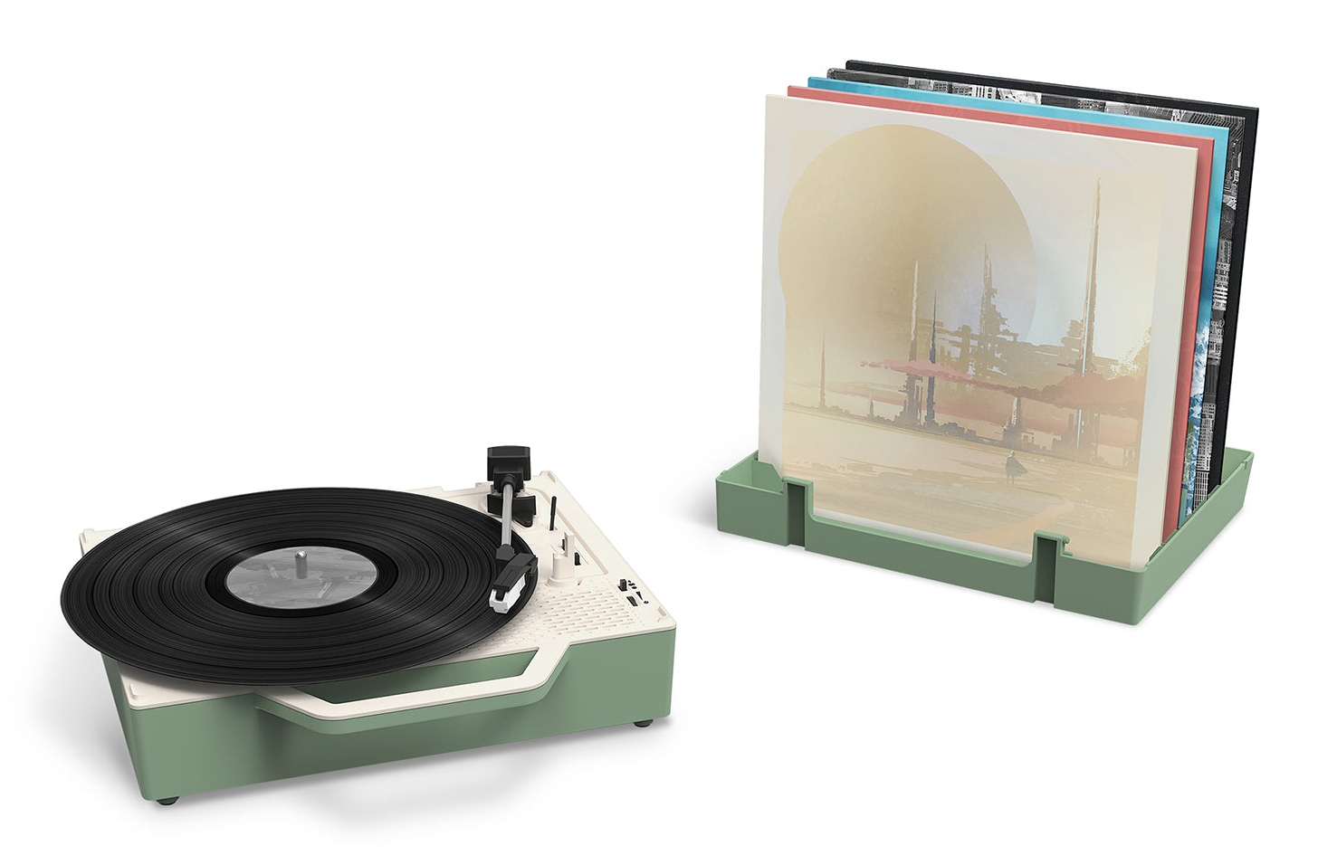 Tourne-disque VICTROLA VSC-725SB groen