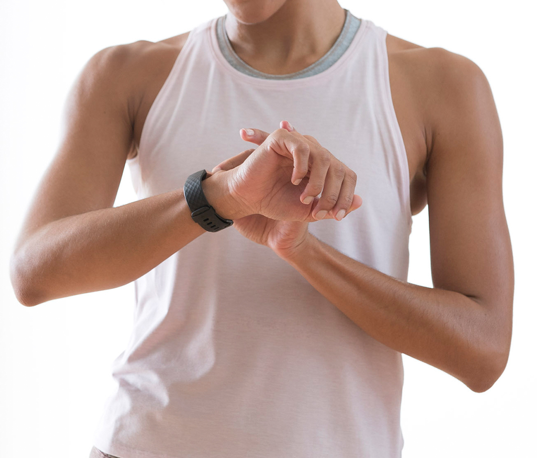 Fitbit Charge 3 OLED Polsband activiteitentracker Zwart, Grafiet
