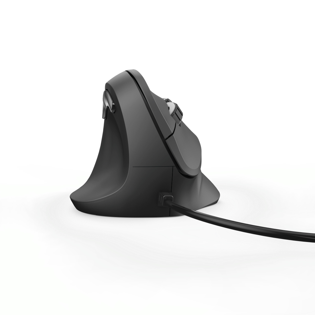 Hama Souris verticale, ergonomique, pour gaucher EMC-500L, filaire, noire