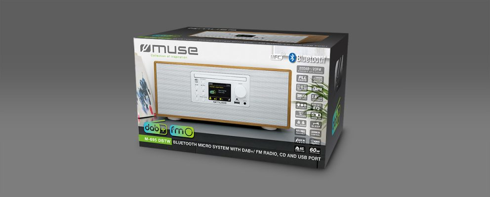 Muse micro systeme M695DBTW