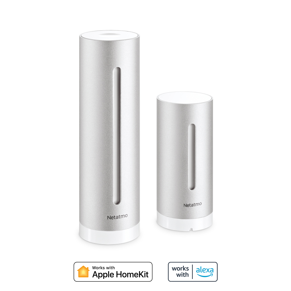 Netatmo NWS01-EC station météo numérique Aluminium Batterie/USB Wifi