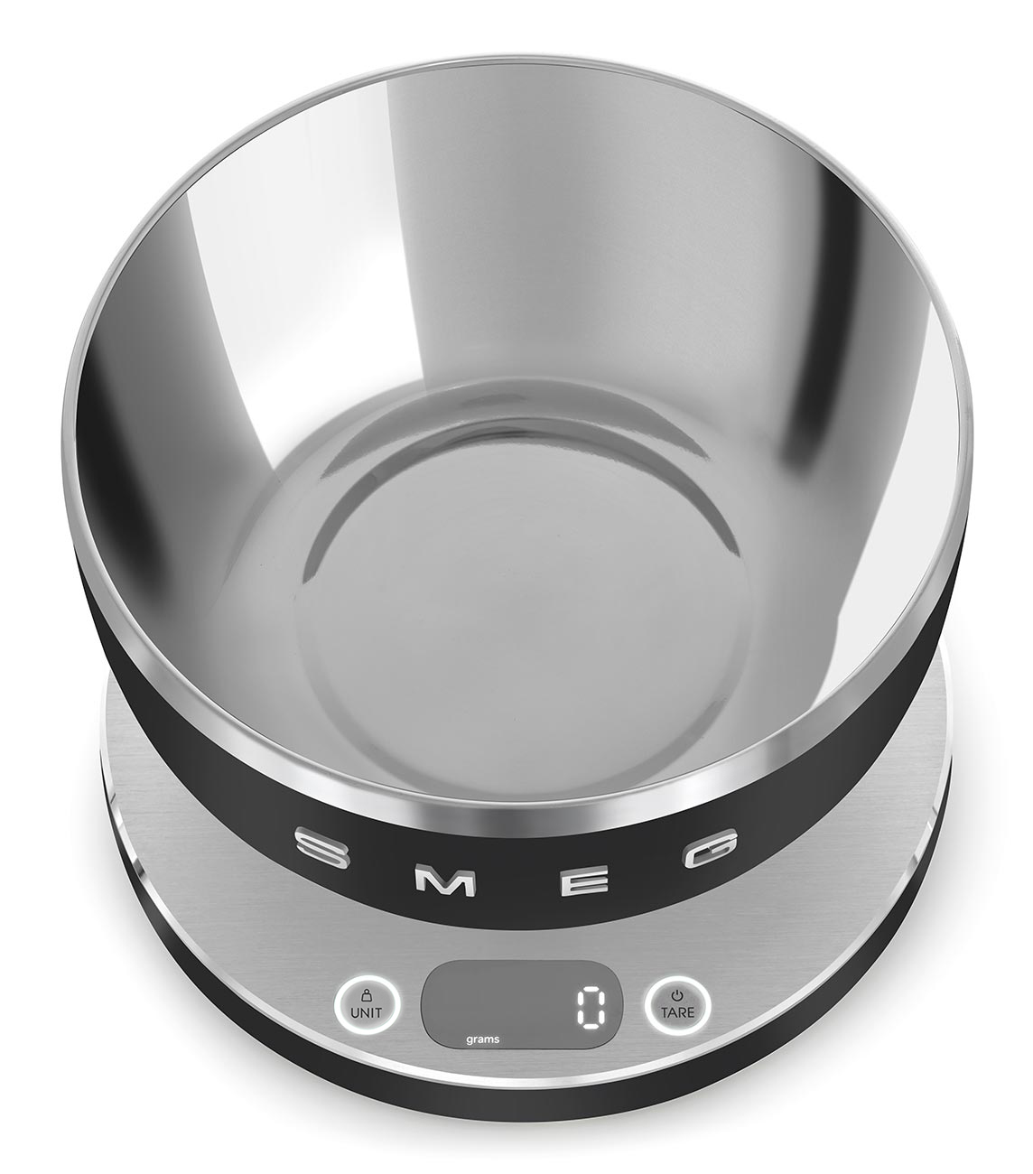 Keukenweegschaal SMEG KSC01BLMWW mat Zwart