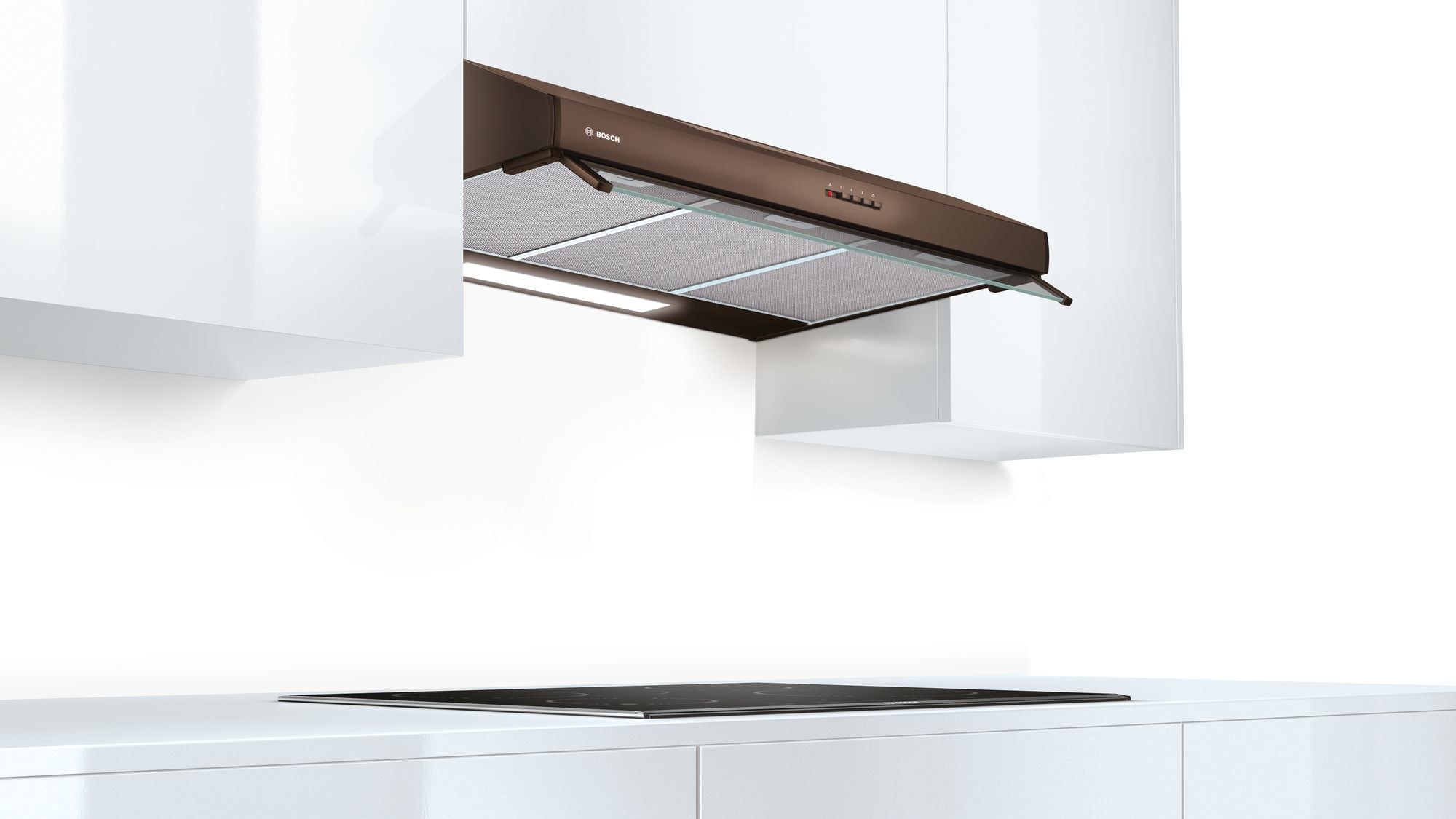 Dampkap BOSCH DUL93CC40 / Onderbouw / 90cm / Bruin