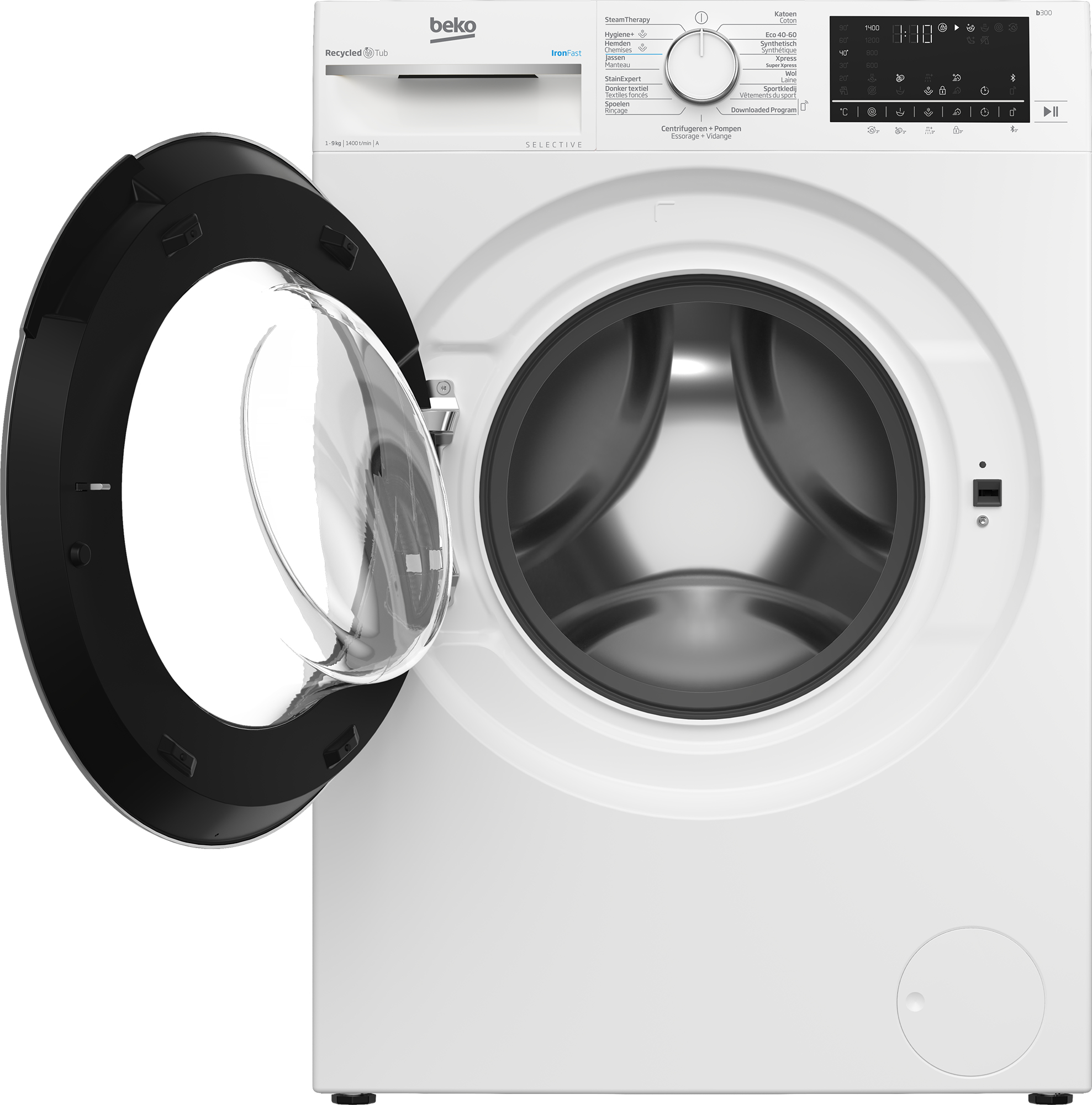 Wasmachine BEKO B3WT59410W2 / 9kg / A / 1400tpm / Homewiz