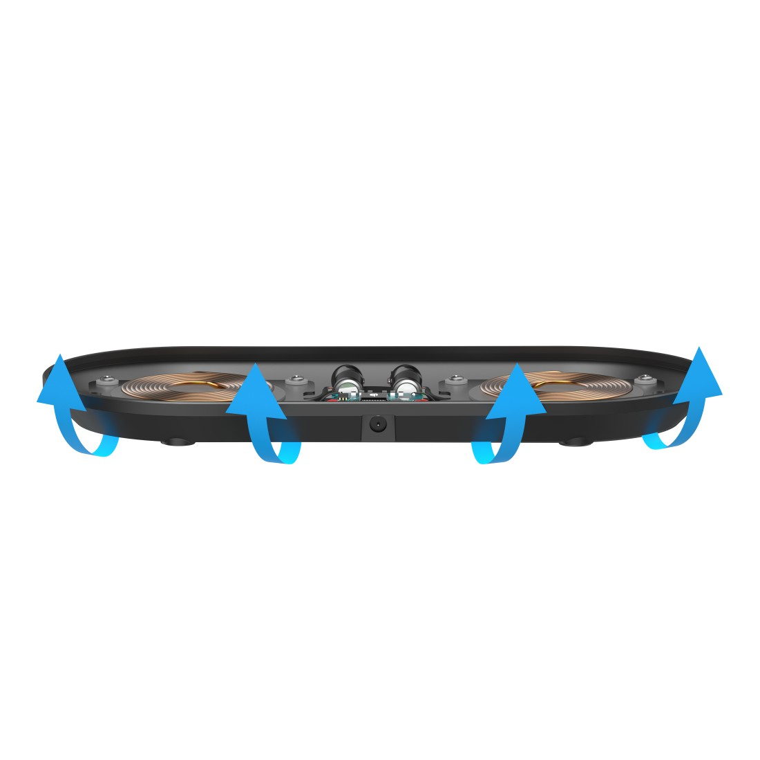 Batterijlader HAMA Draadloze oplader QI-FC10 zwart DUO