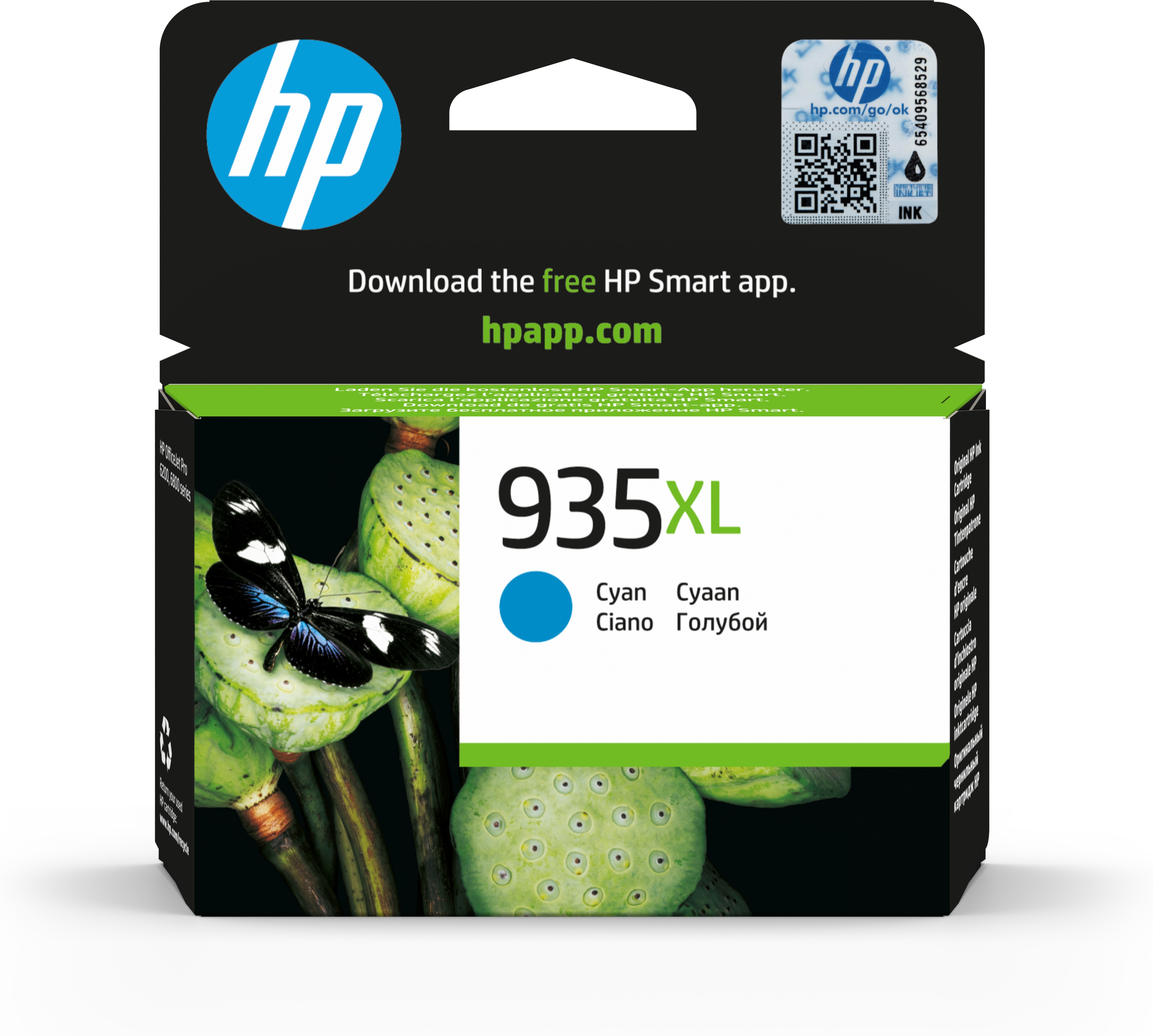 Inktpatroon HP 935XL Cyaan