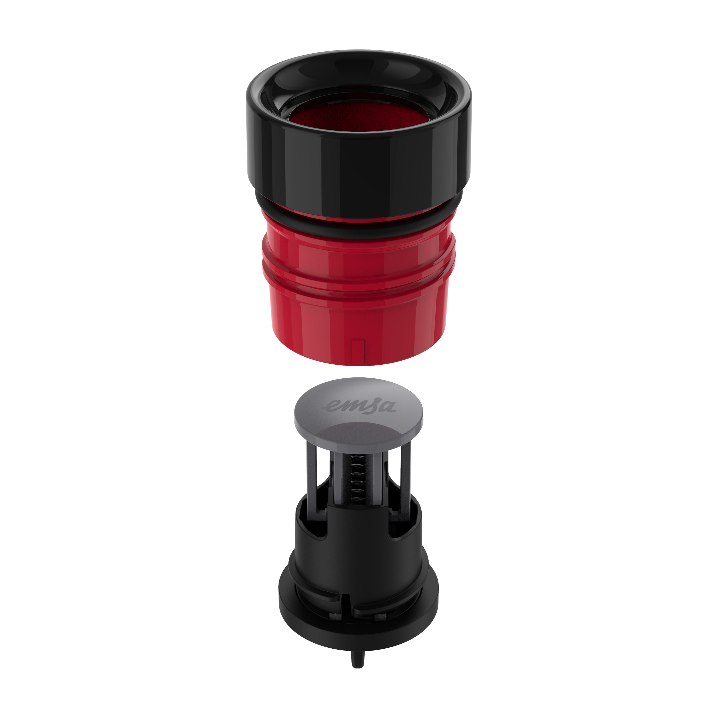 Drinkfles EMSA N3110900 Bludrop 0,7L Zwart