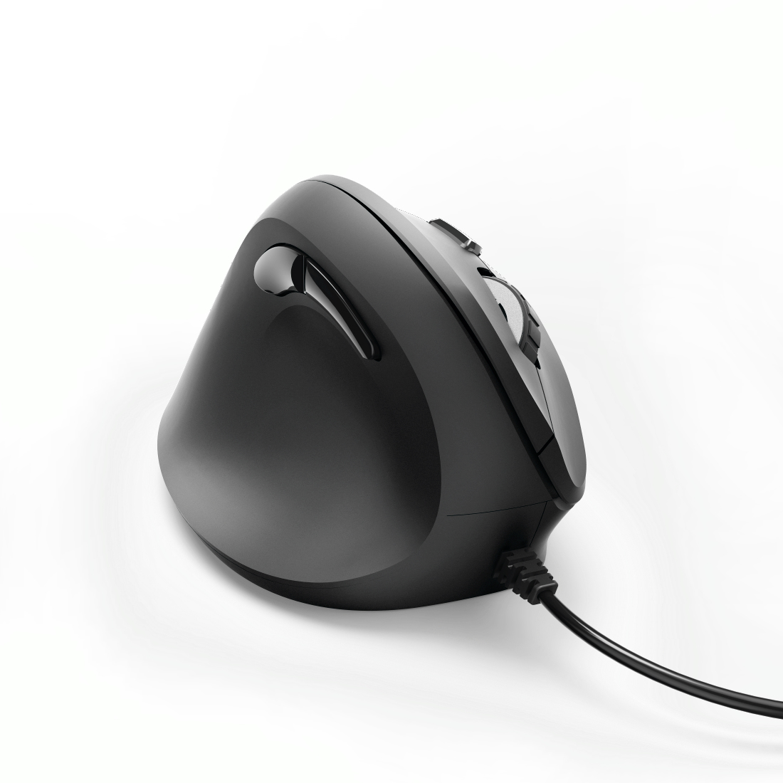 Hama Souris verticale, ergonomique, pour gaucher EMC-500L, filaire, noire