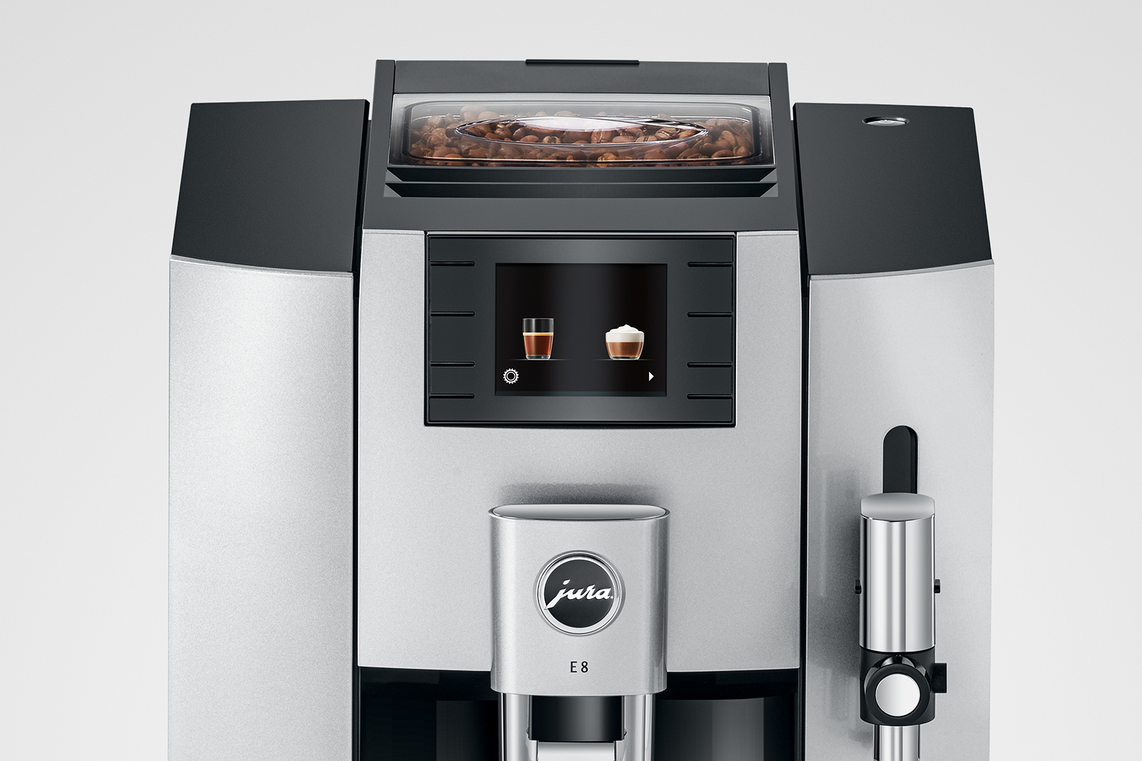 Espresso JURA E8 15336 Moonlight Silver