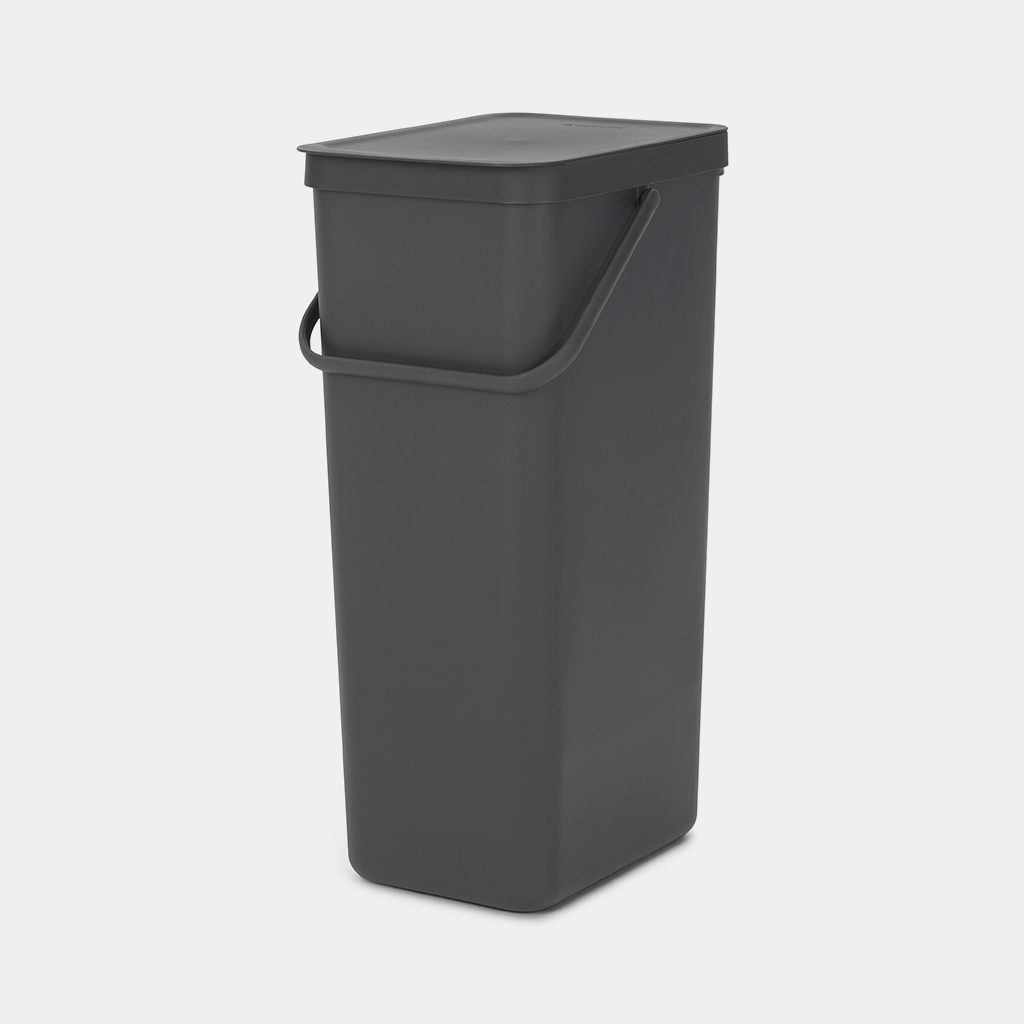 Afvalemmer BRABANTIA 251047 Sort&Go 40L Grey