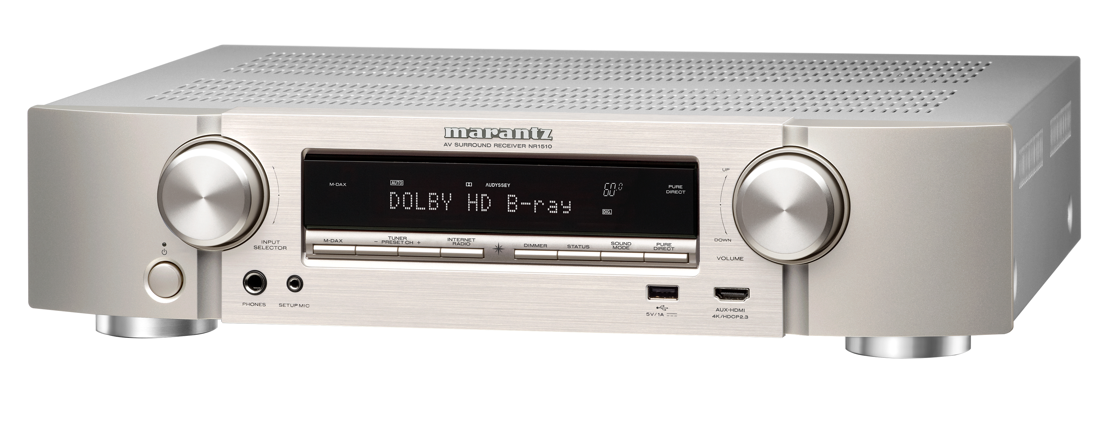 Marantz NR1510 85 W 5.2 kanalen Surround Zilver