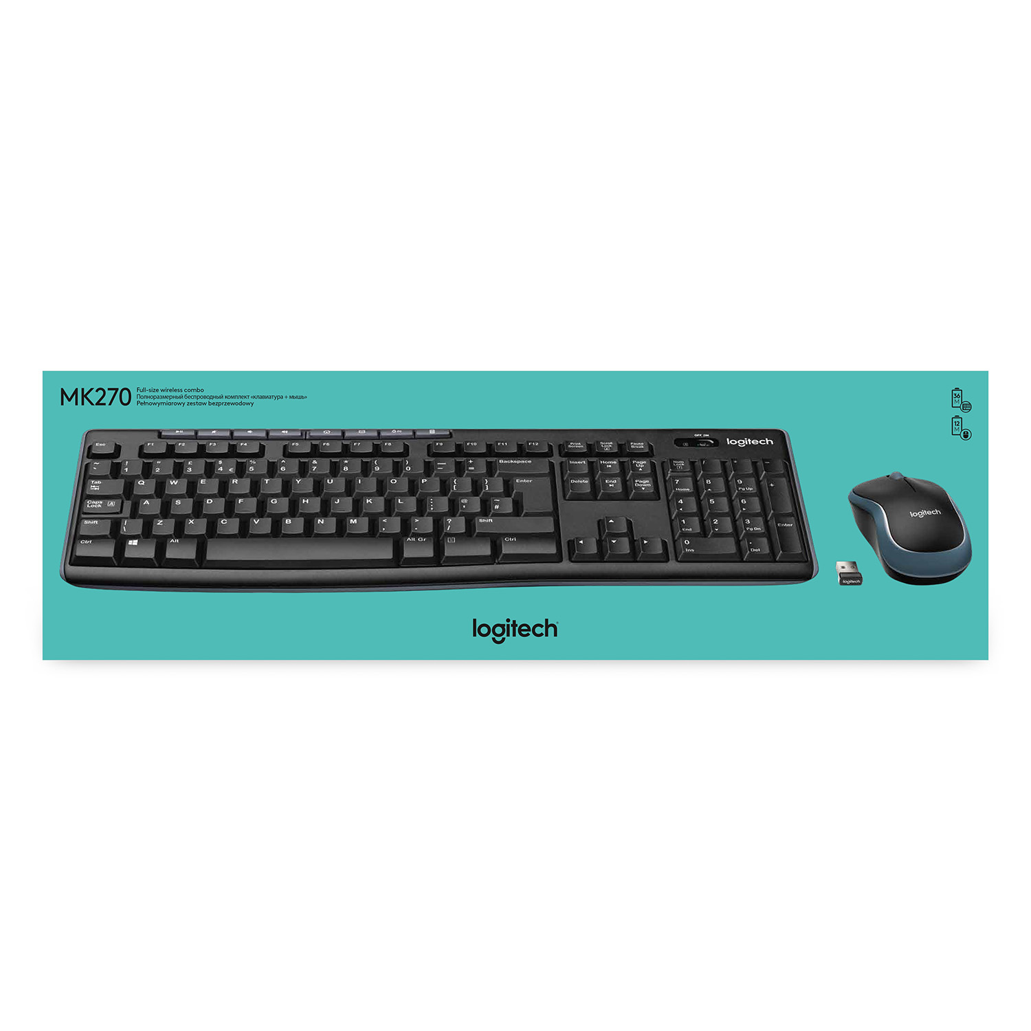 Wireless Desktop Sets LOGITECH MK270 Muis + Keyboard