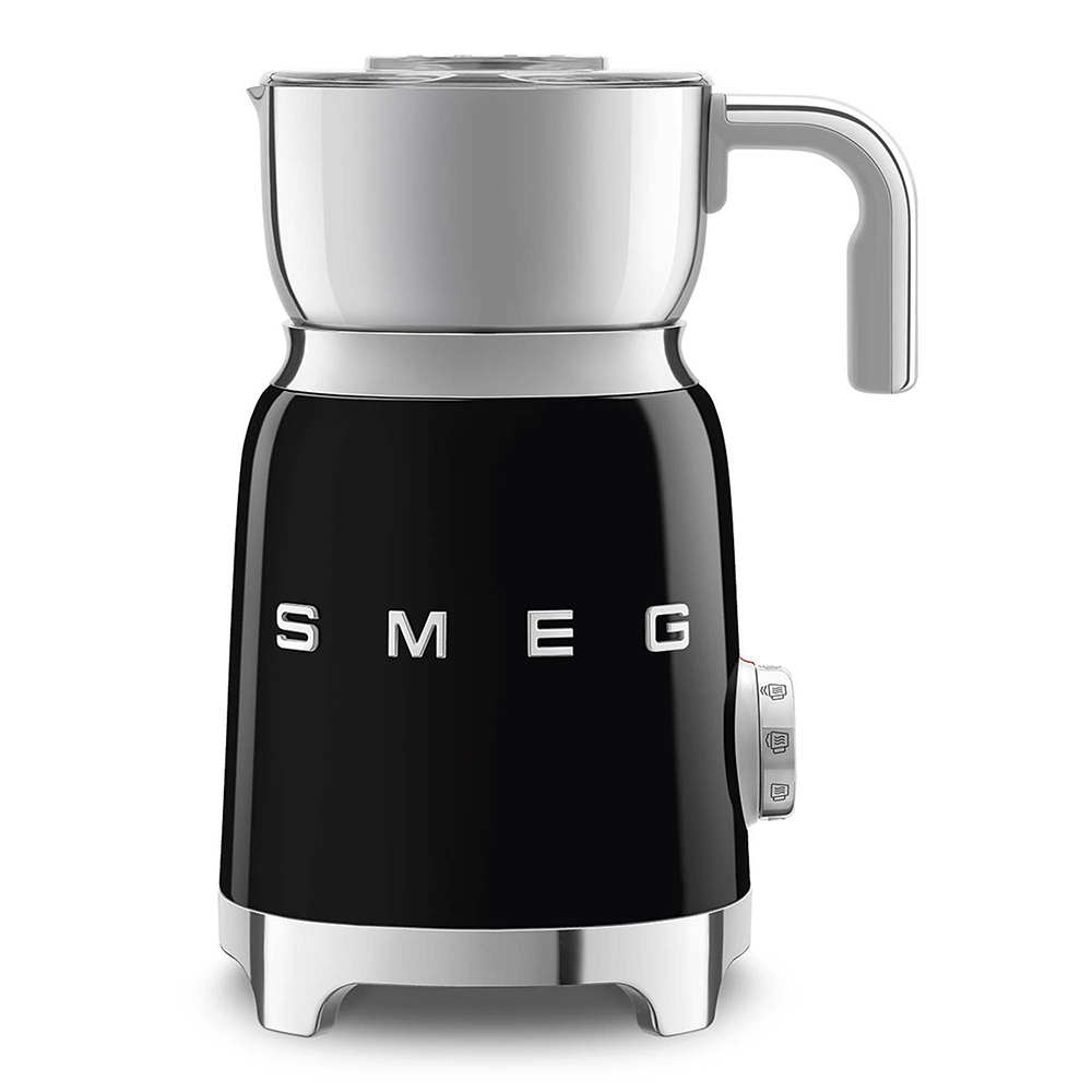 Smeg mousseur à lait noir MFF11BLEU
