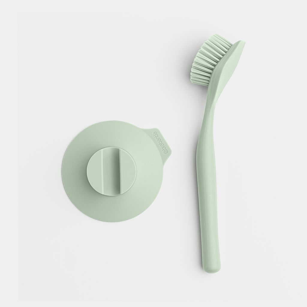 Afwasborstel met zuignap BRABANTIA215780 Sink Side Jade Gre