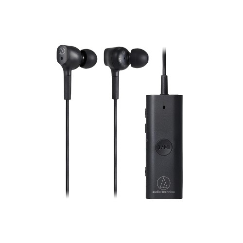 Audio-Technica ATH-ANC100BT hoofdtelefoon/headset Bedraad en draadloos In-ear Muziek Micro-USB Bluetooth Zwart