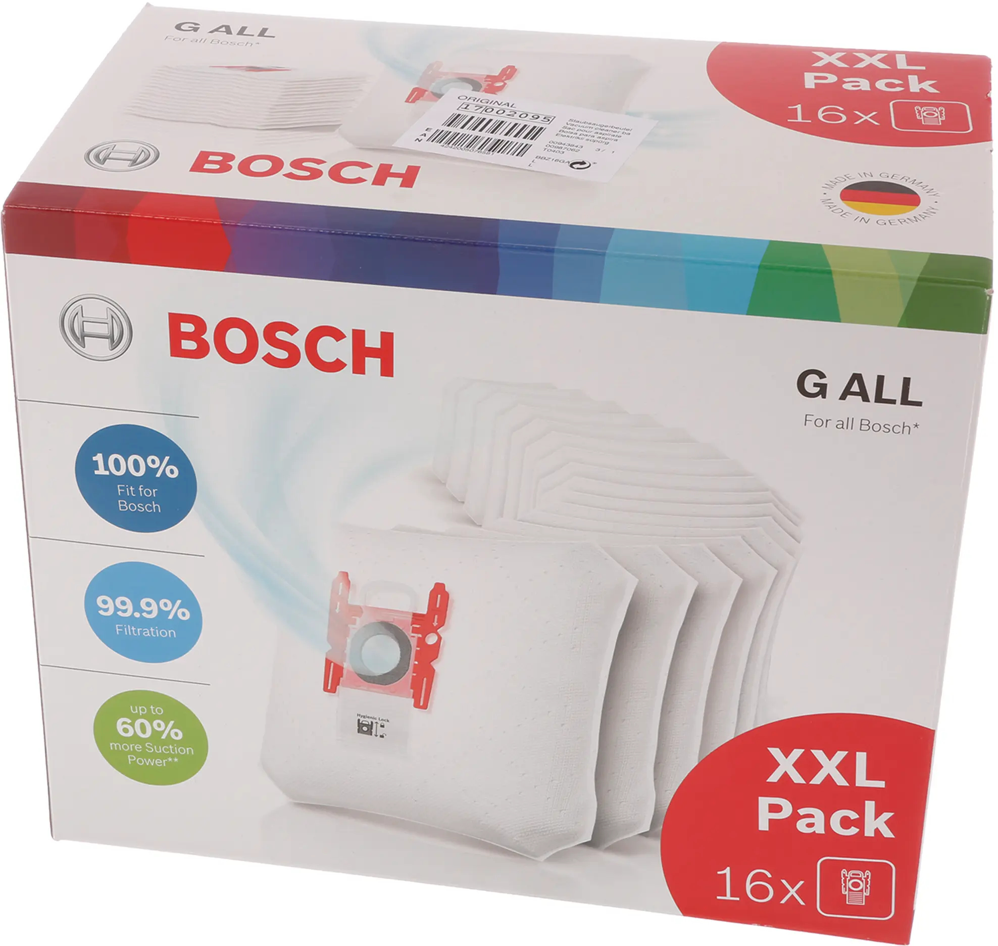Bosch sacs à poussière 16 pcs