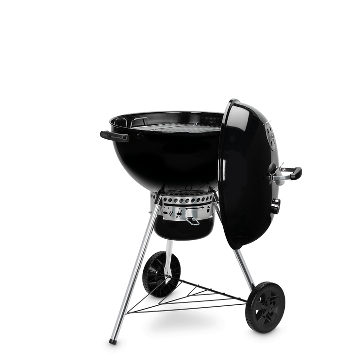 Weber E-5730 Grill Chaudron Charbon de bois (combustible) Noir, Argent