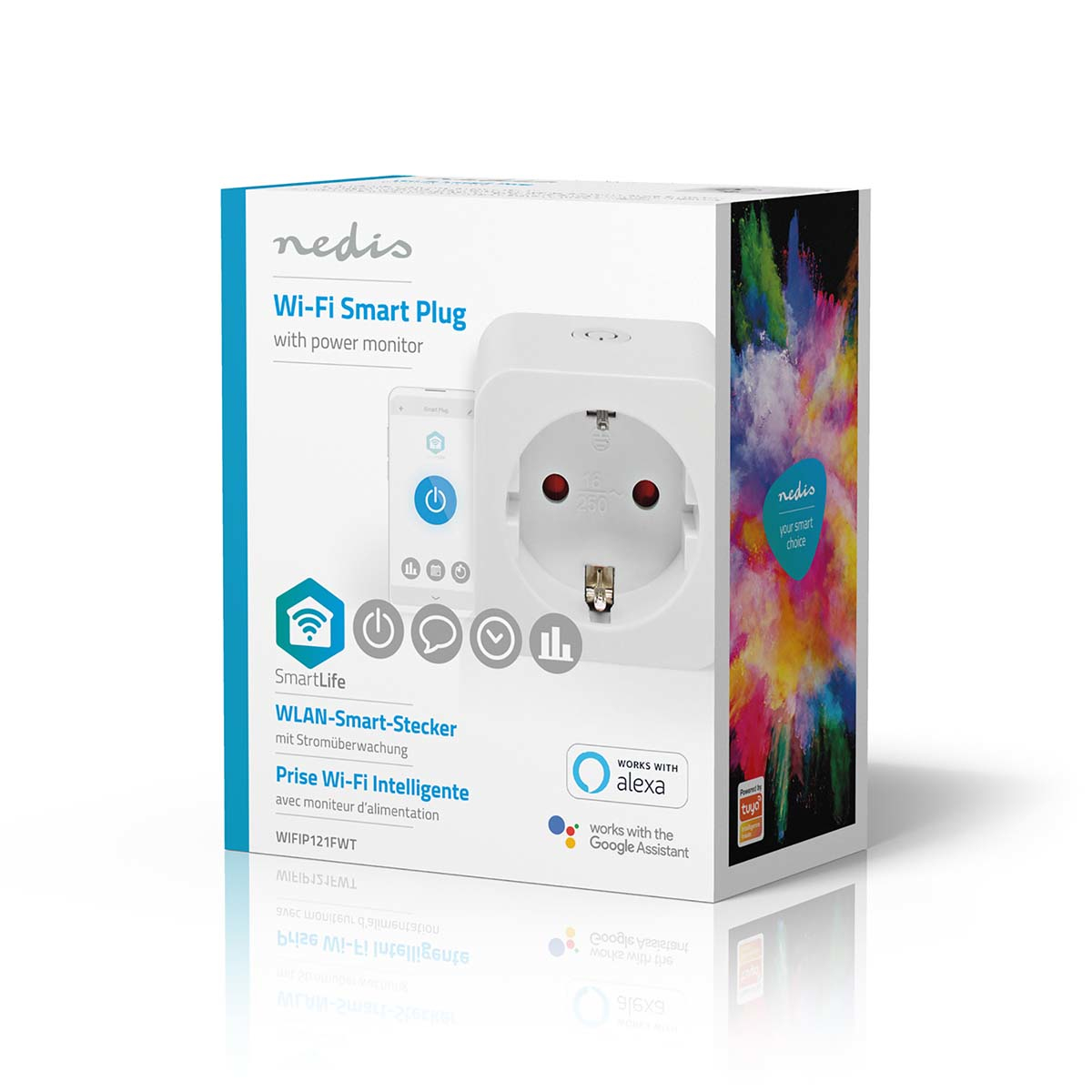 Smart plug NEDIS SmartLife WIFIP121EWT