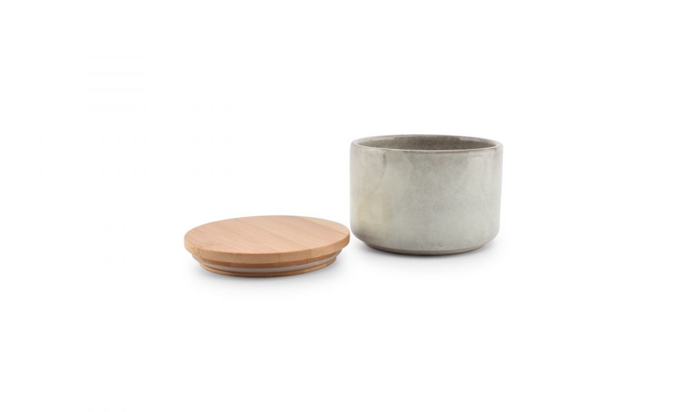 Voorraadpot S&P 804235 Bake 12,5x9cm / grijs / met deksel