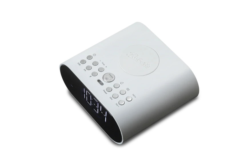 Wekkerradio ROBERTS Ortus Charge wit
