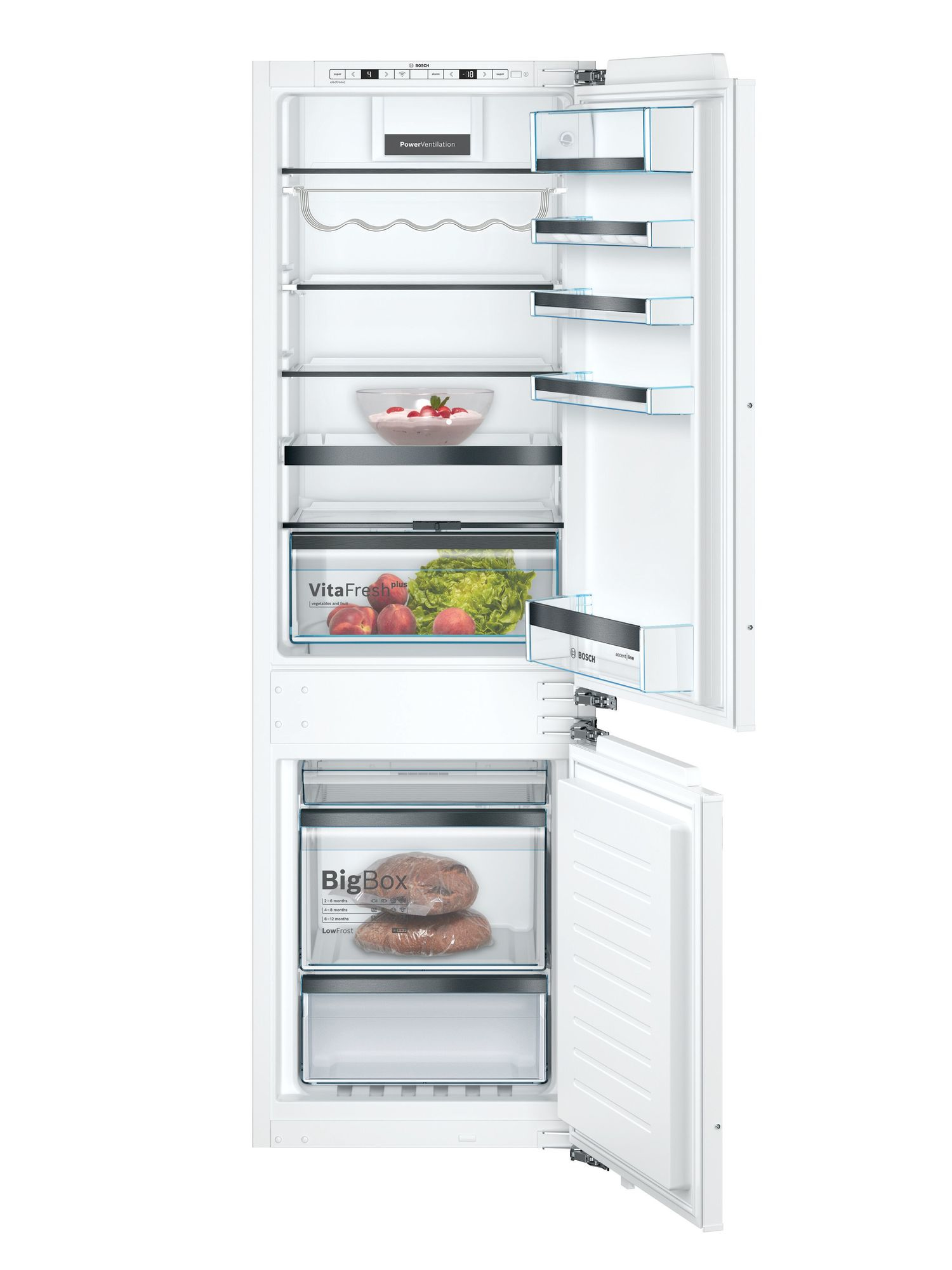 Bosch Serie 6 KIS86HDD0 koel-vriescombinatie Ingebouwd 265 l D Wit