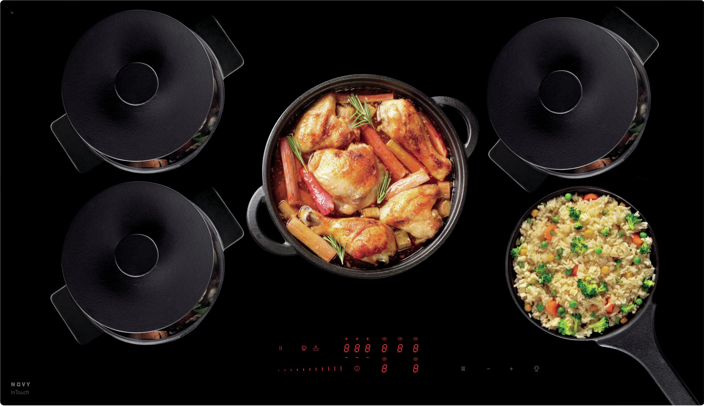 Inductiekookplaat Novy 1768 power 90 cm