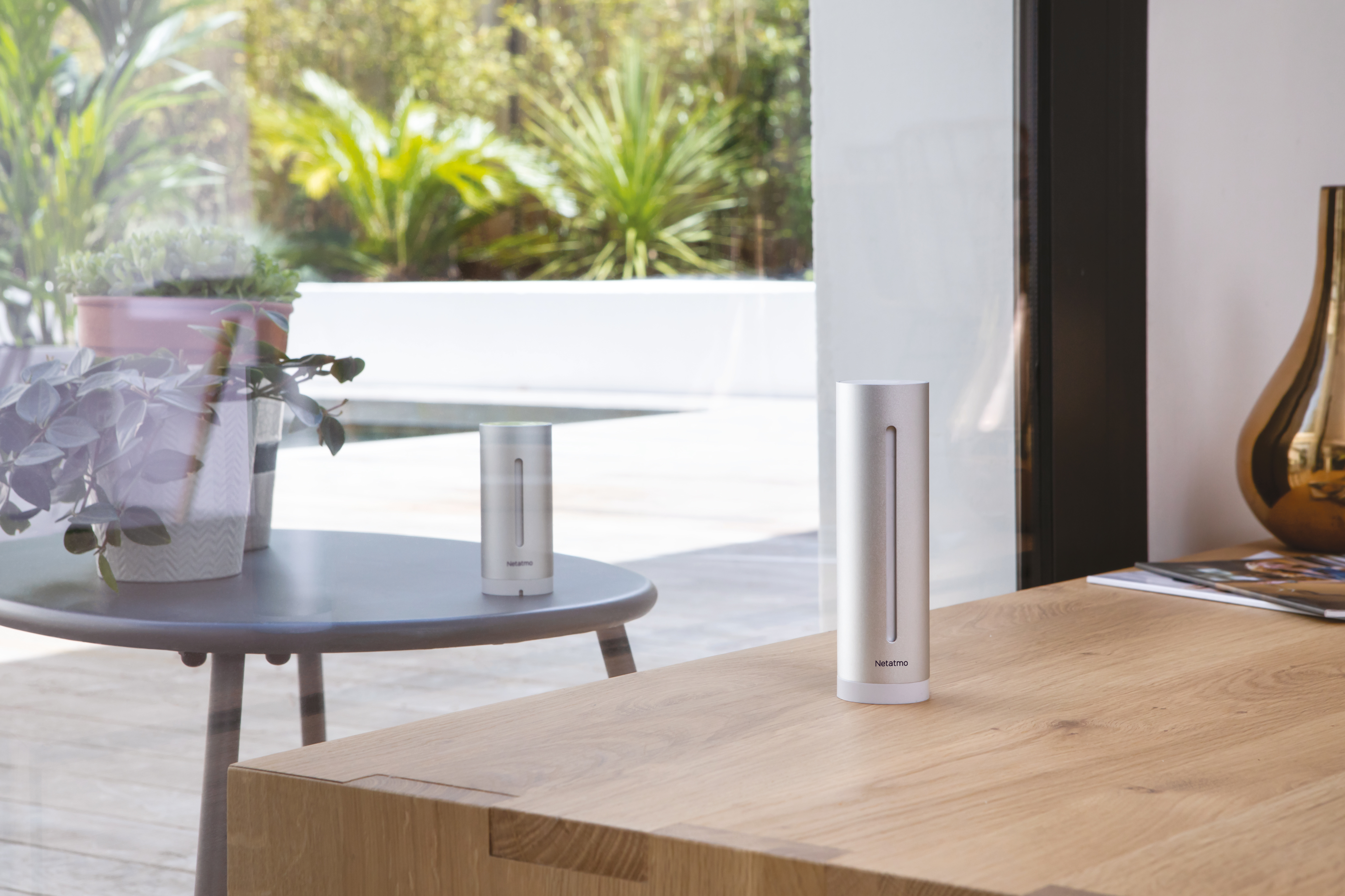 Netatmo NWS01-EC station météo numérique Aluminium Batterie/USB Wifi