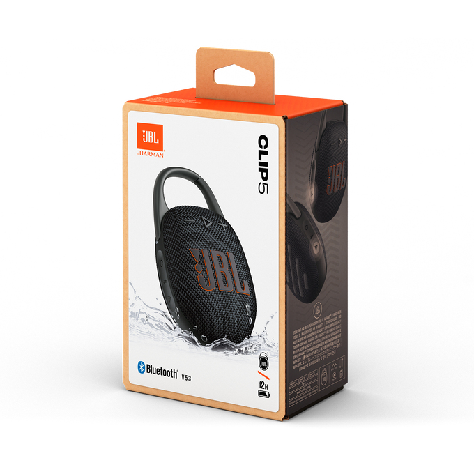 Bluetooth speaker JBL Clip 5 zwart