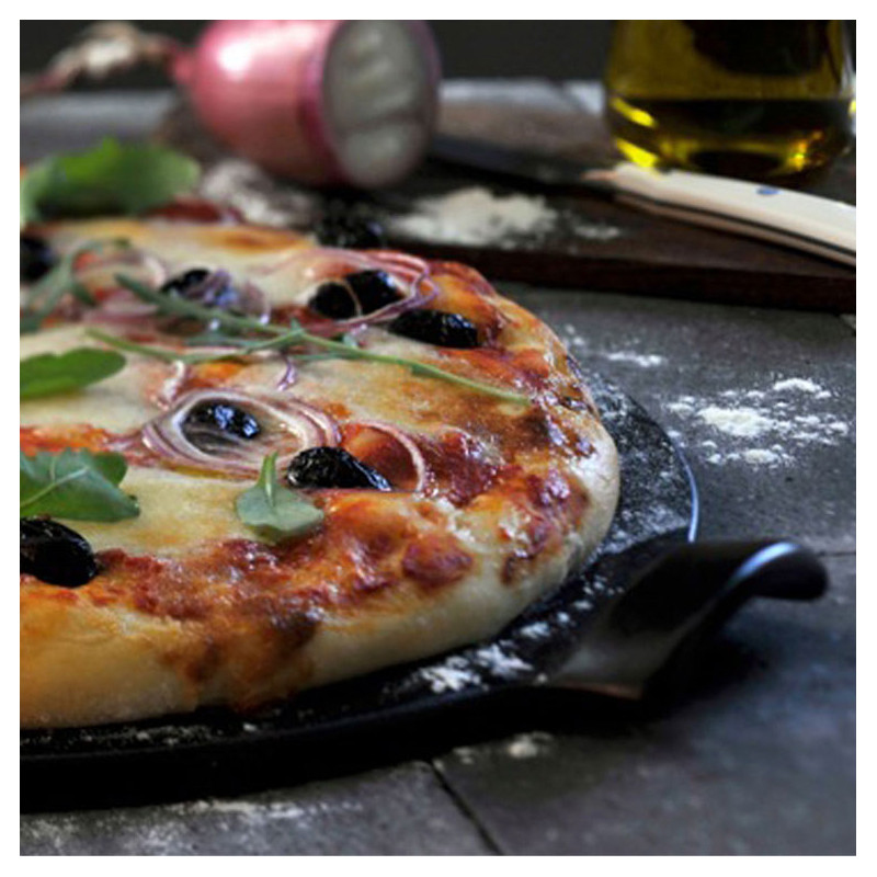 Pizzasteen EMILE HENRY 10.EH797514 Effen Fusain