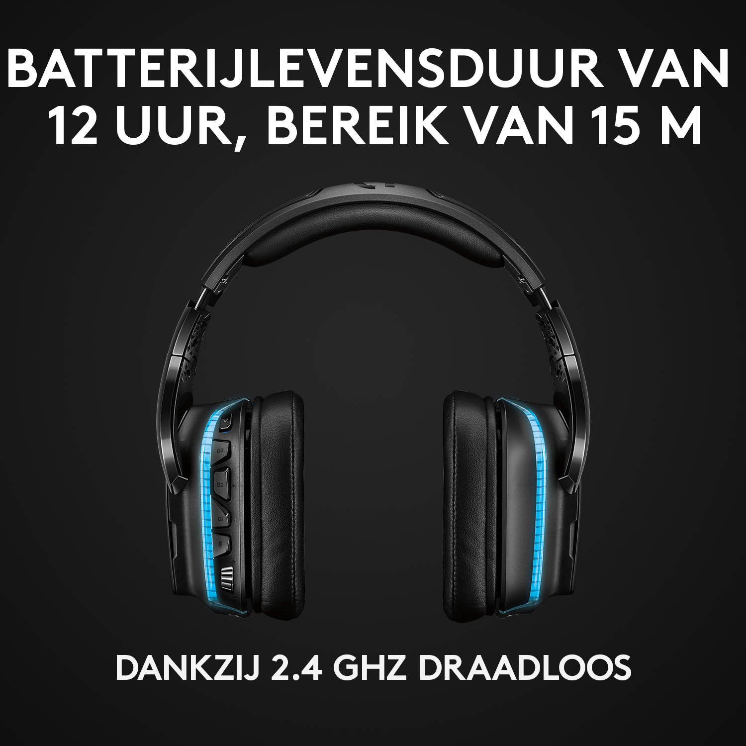 Logitech G G935 Wireless 7.1 Surround Sound LIGHTSYNC Gaming Headset
