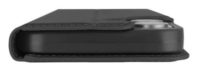 JustinCase Premium Wallet Case Apple iPhone 16 zwart