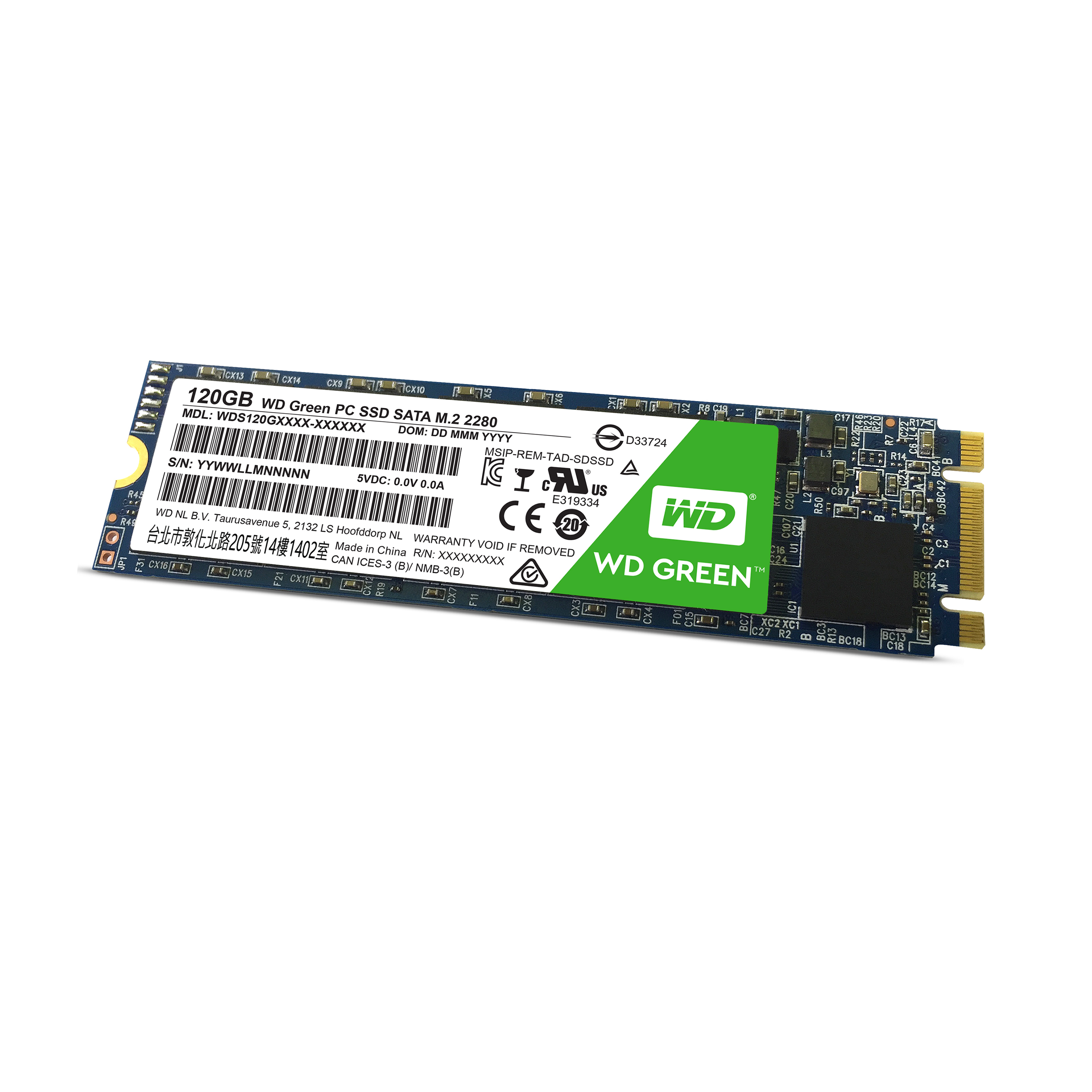 Western Digital Green M.2 120 GB SATA III