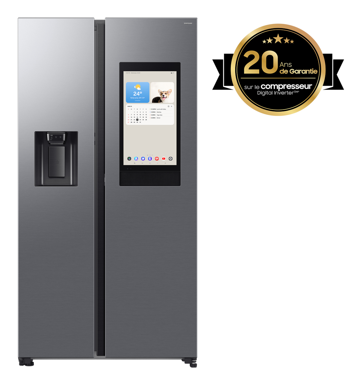 Samsung side by side RS90F66BETEF