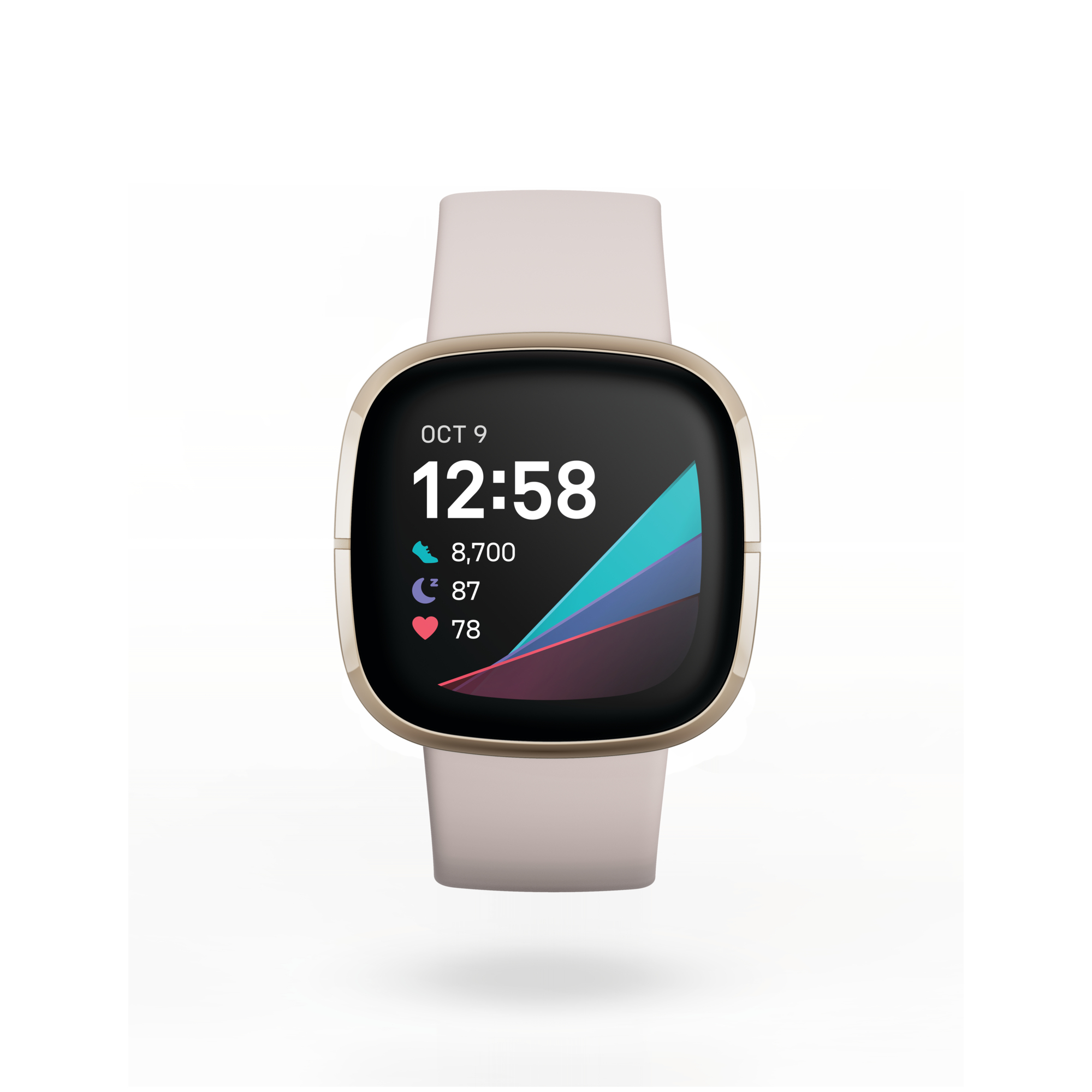 Fitbit Sense 4,01 cm (1.58") AMOLED 40 mm Digitaal Touchscreen Wit Wifi GPS