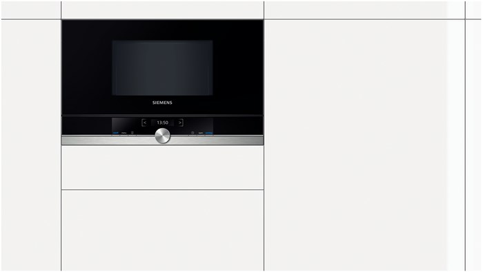 Siemens BF634LGS1 magnetron Ingebouwd 21 l 900 W Zwart, Roestvrijstaal