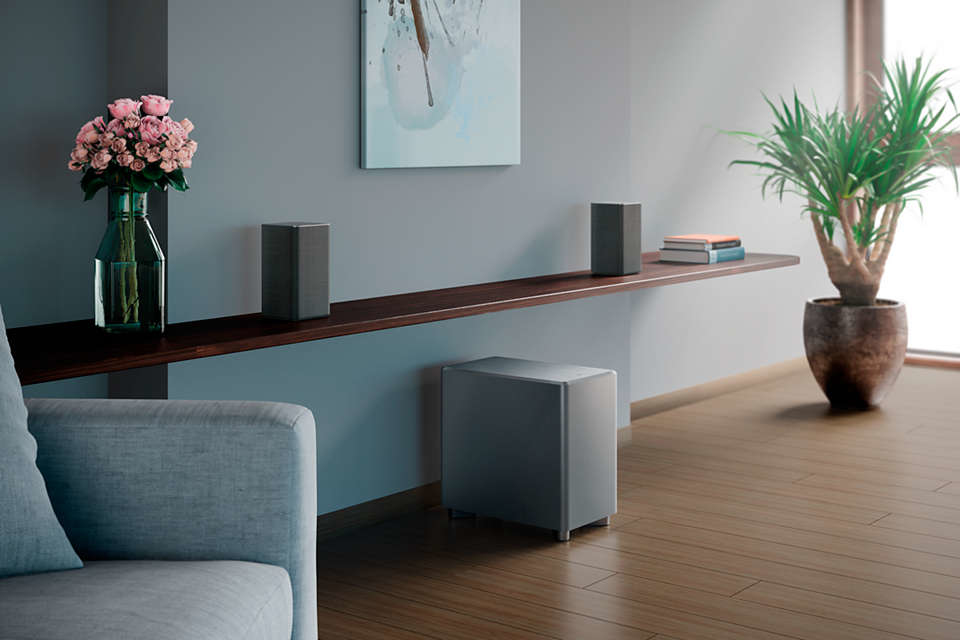 Subwoofer PHILIPS TAW8506/10 zilver