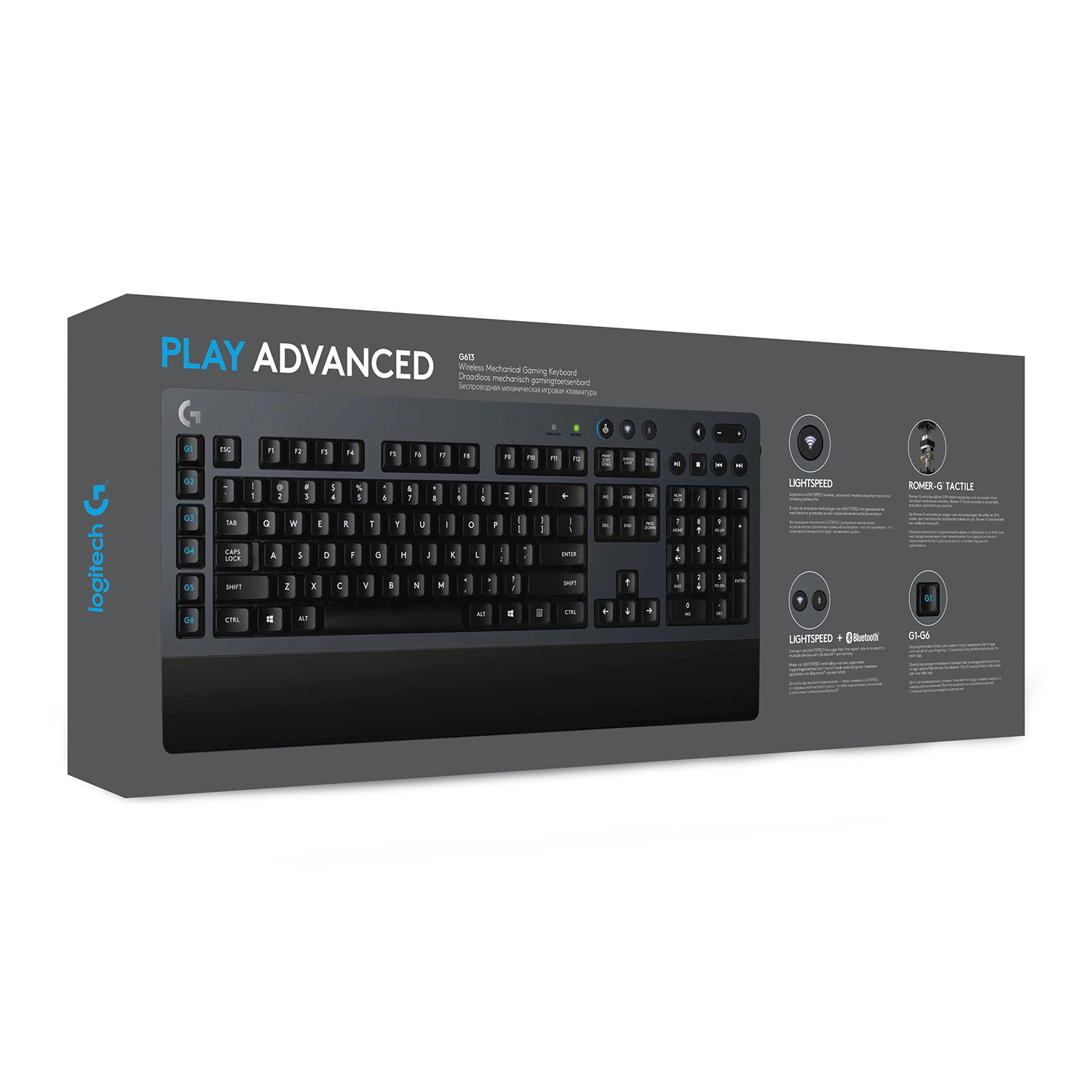 Logitech G G613 Draadloos mechanisch gamingtoetsenbord