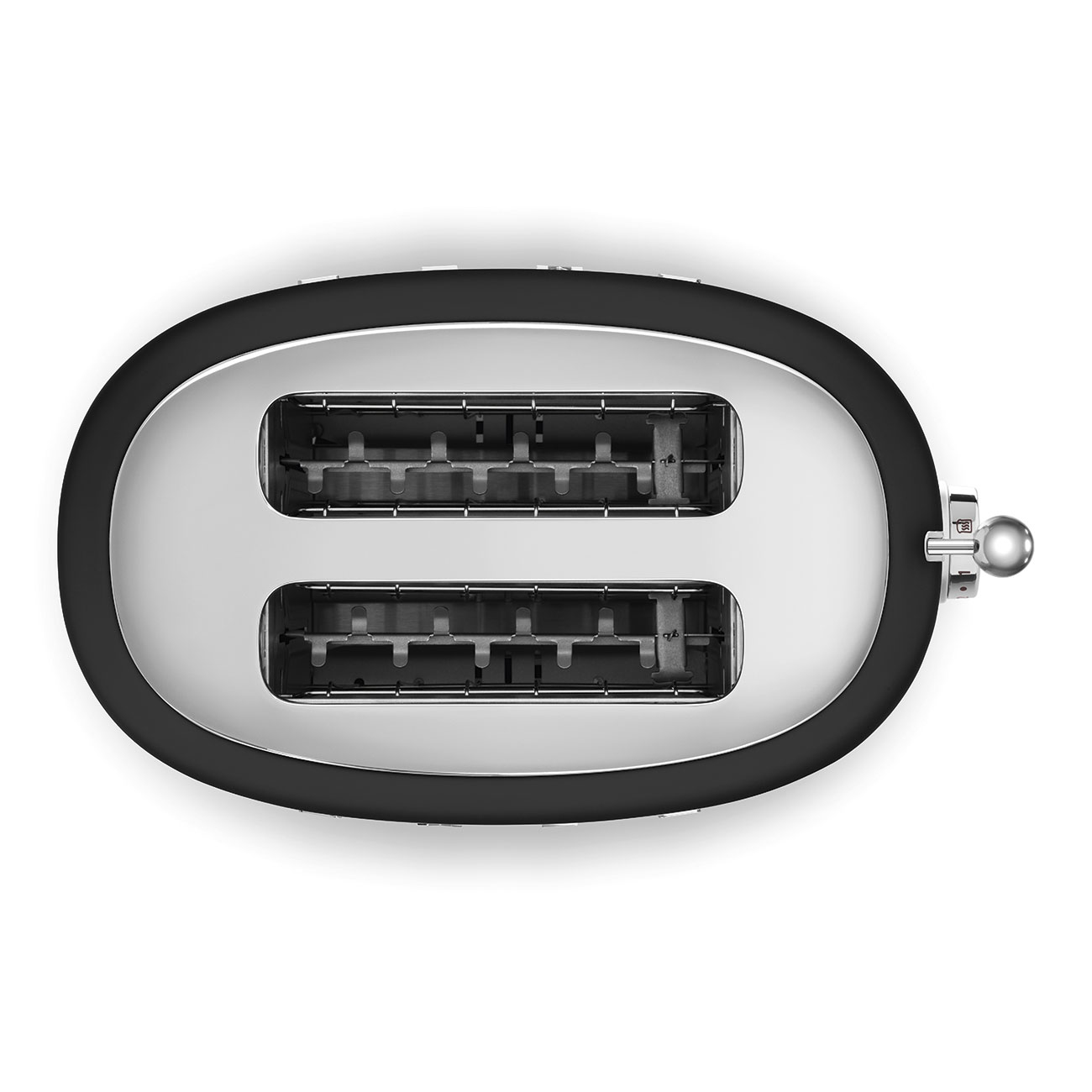Smeg grille-pain noir mat TSF01BLMEU