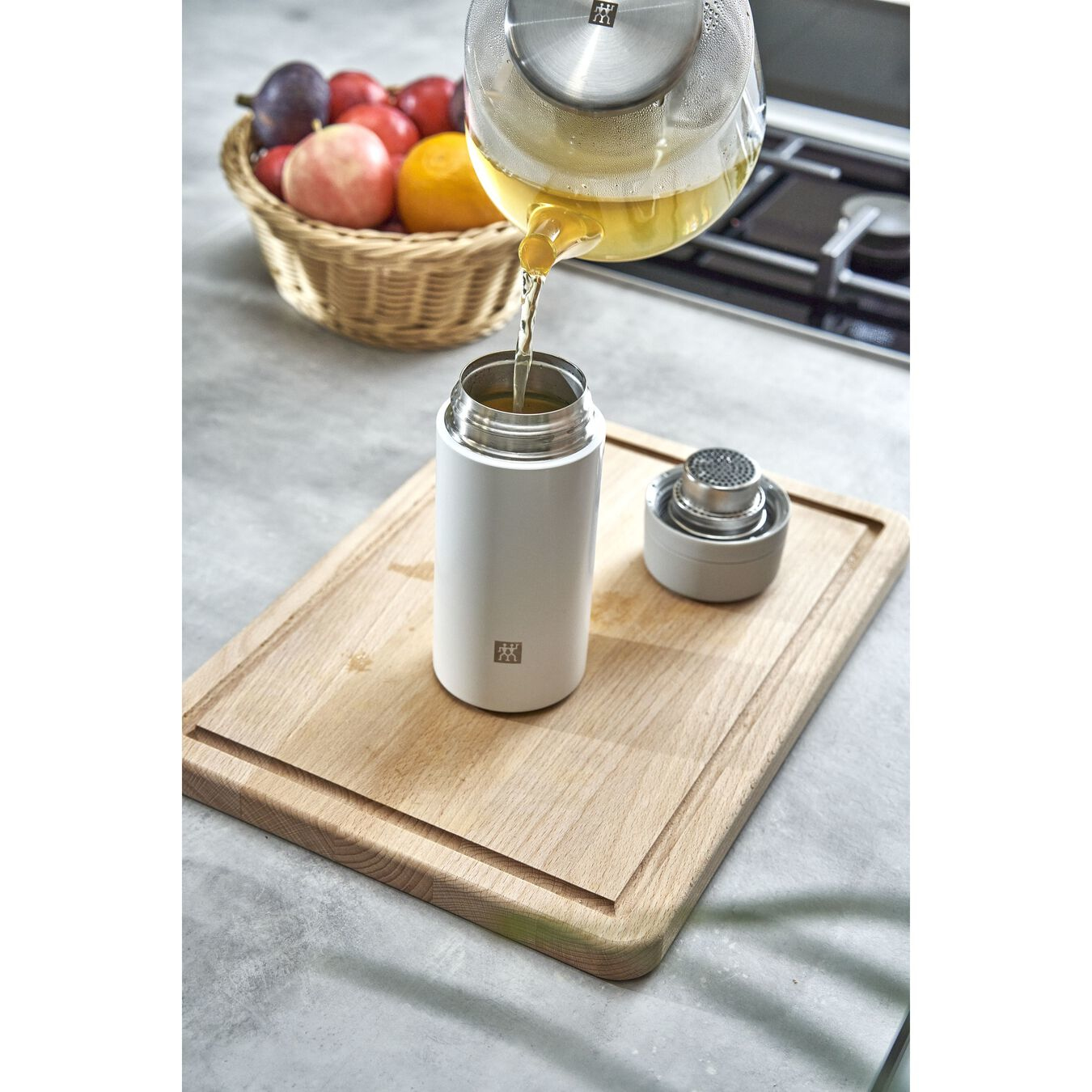 Isoleerfles ZWILLING 39500-511-0 Thermo Thee / 420ml / Wit