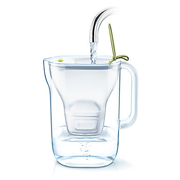 Brita Style Waterfilter in kan 2,4 l Blauw, Transparant