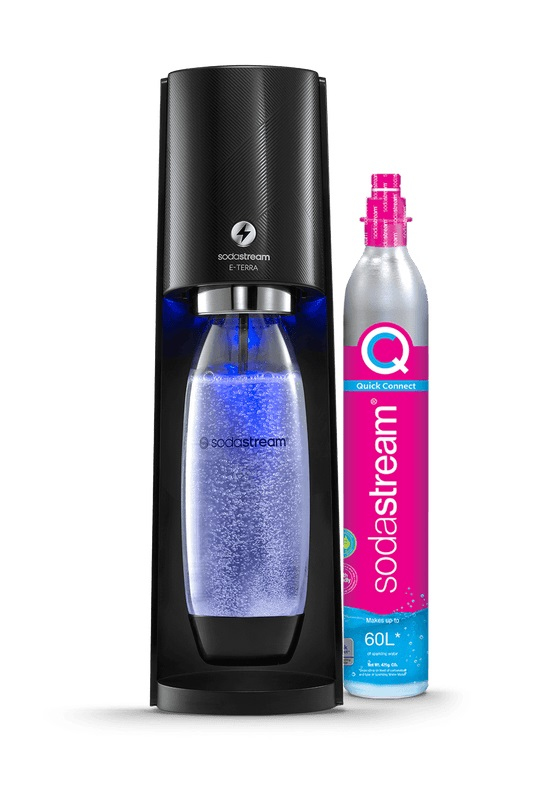 SodaStream E-Terra Metaal, Kunststof Zwart