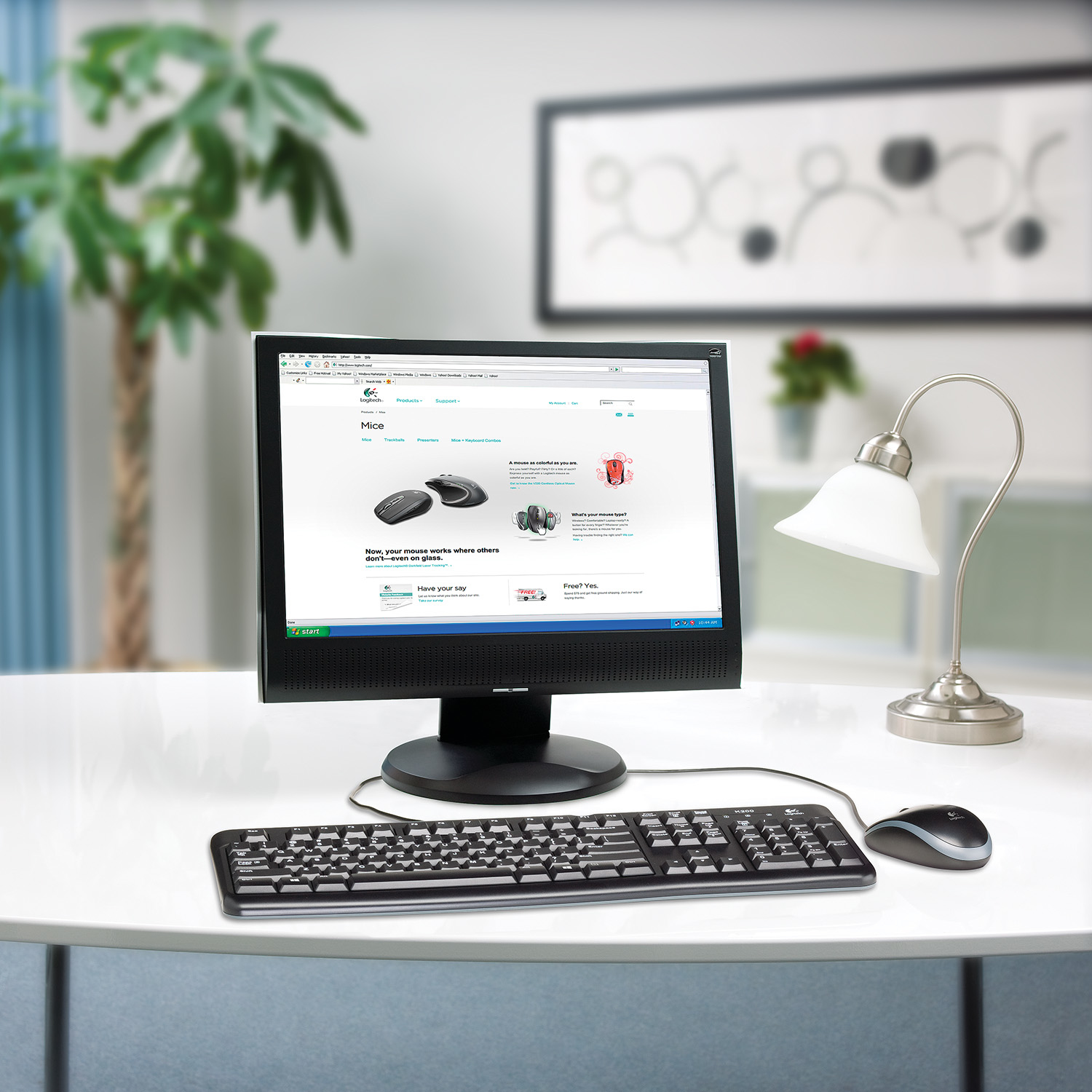 Logitech MK120 Desktop Wireless Keyboard + Muis