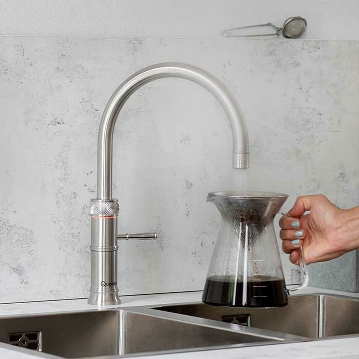 Kraan Quooker CLASSIC FUSION ROUND Roestvrij staal