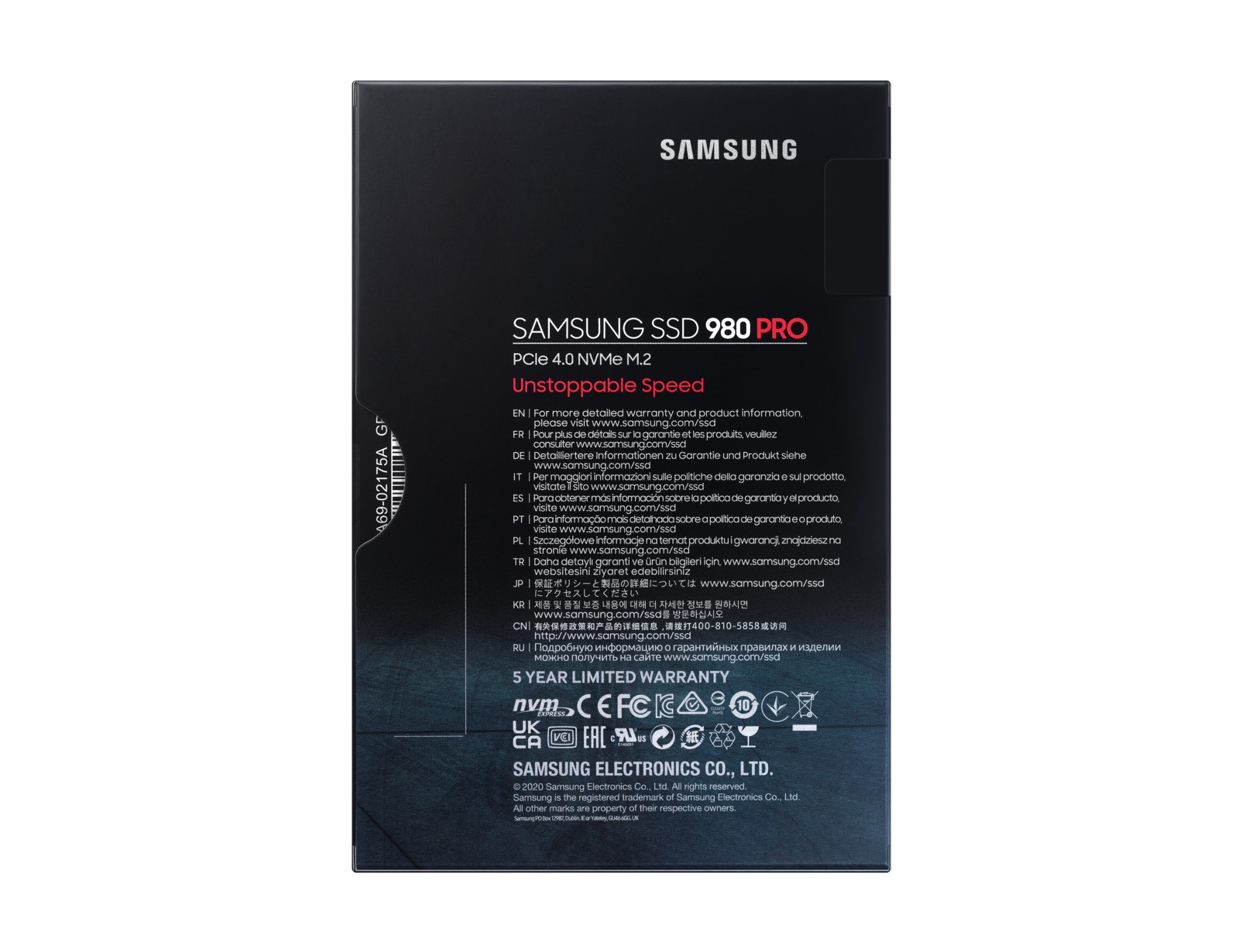 Origin Storage MZ-V8P500BW internal solid state drive 500 GB M.2 PCI Express 4.0 NVMe V-NAND MLC