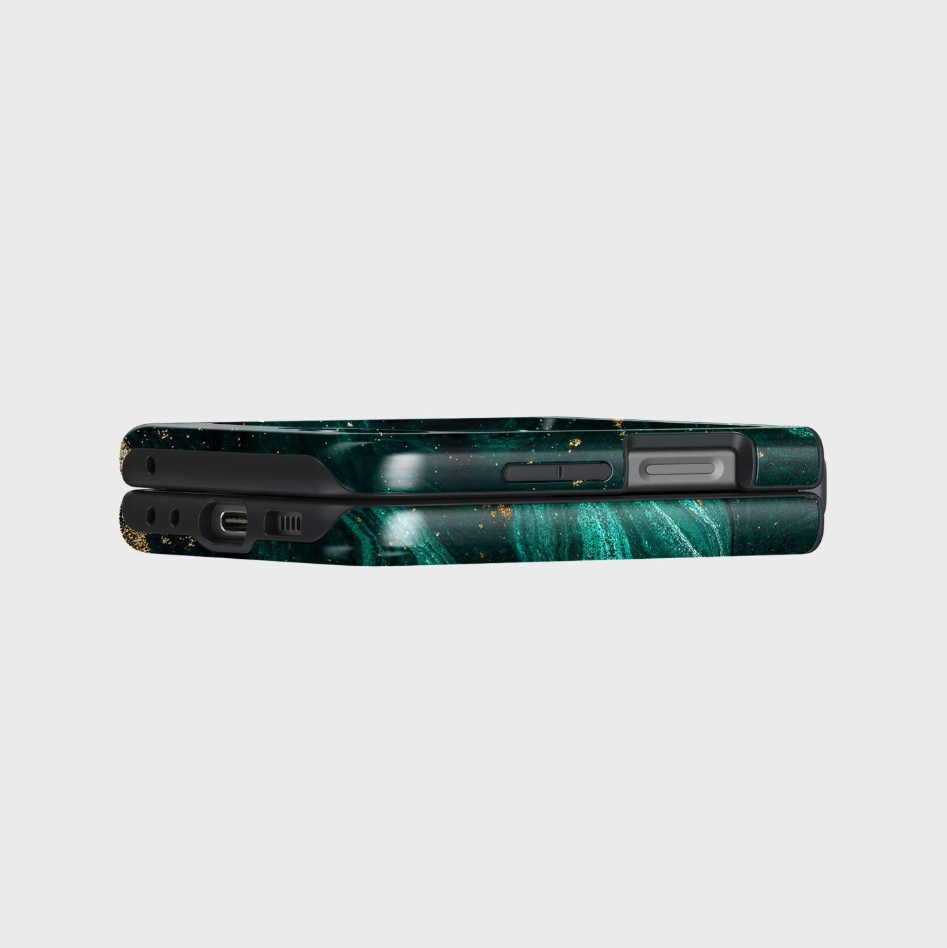 BURGA 4778005145045 mobiele telefoon behuizingen 17 cm (6.7") Hoes Zwart, Goud, Groen